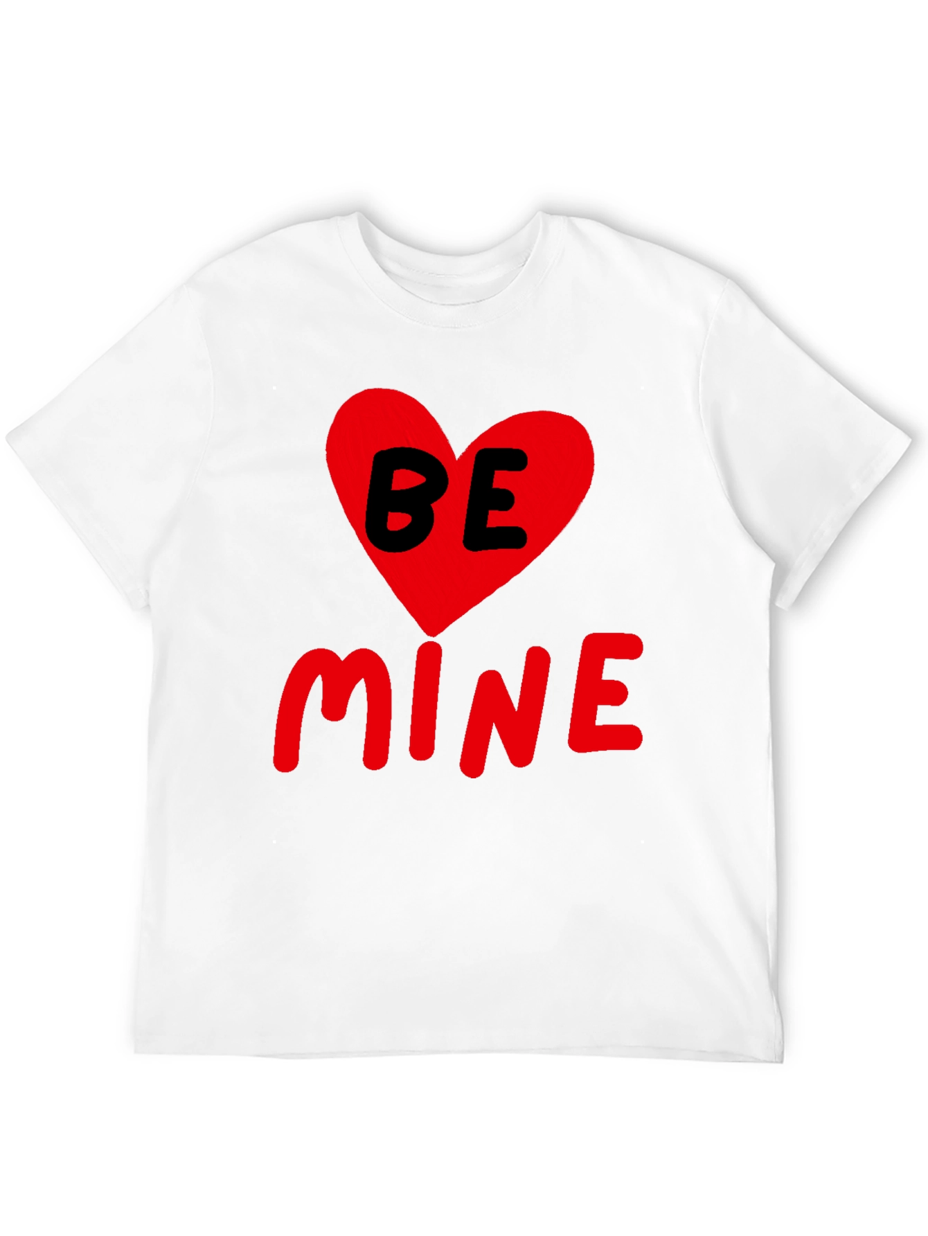 Be Mine Valentines Day T-Shirt - Heart Graphic Tee