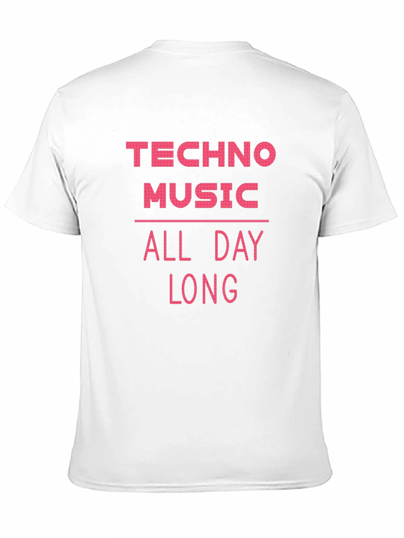 Techno Music All Day Long Graphic Tee
