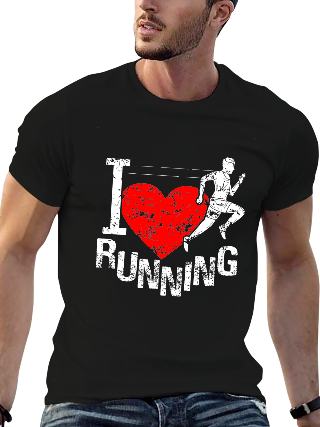 I Love Running Graphic T-Shirt
