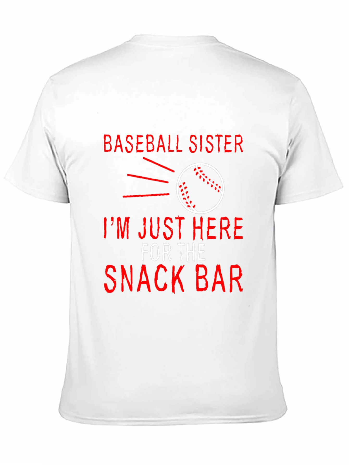 Baseball Sister Snack Bar Graphic Tee