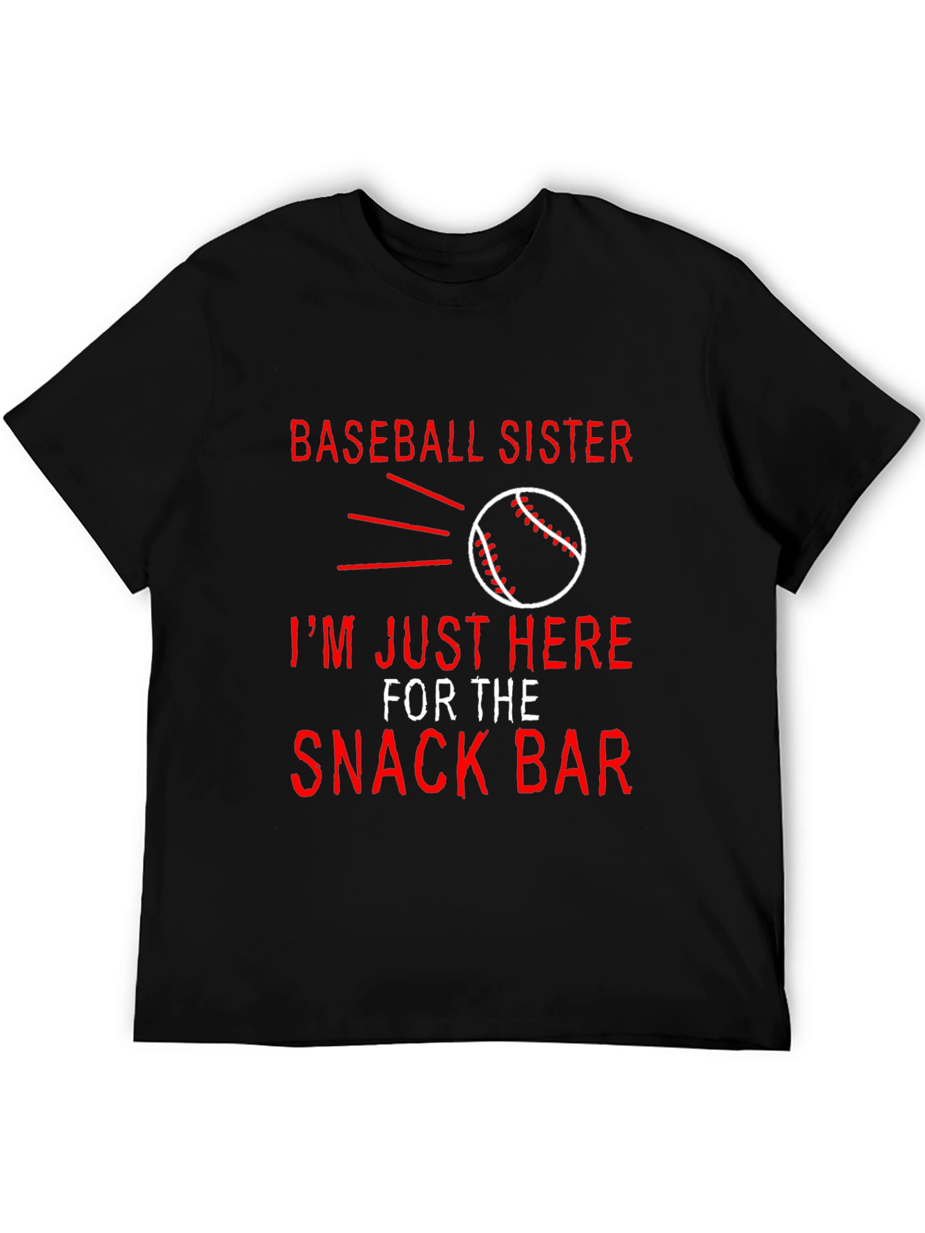 Baseball Sister Snack Bar Graphic Tee