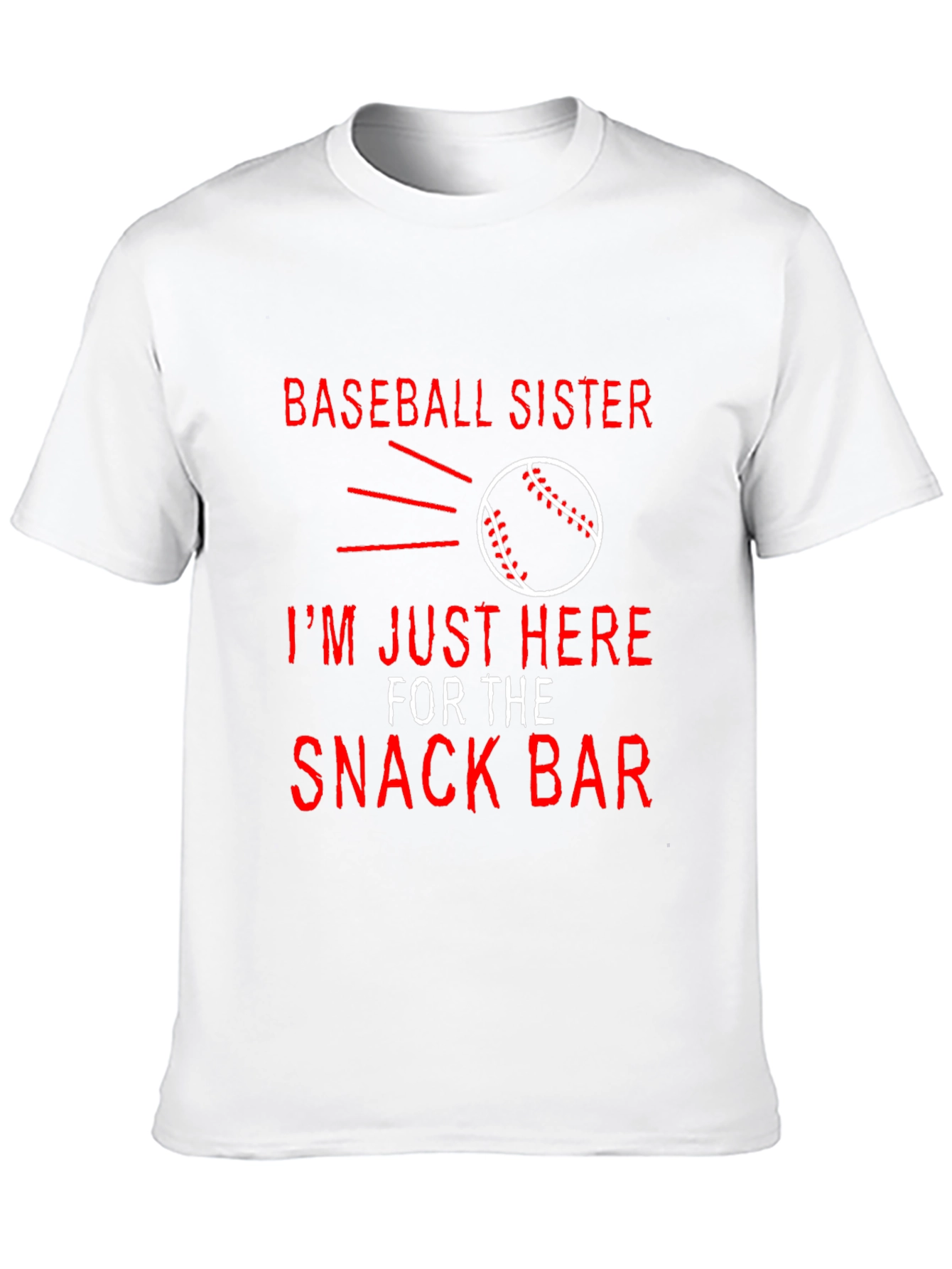 Baseball Sister Snack Bar Graphic Tee