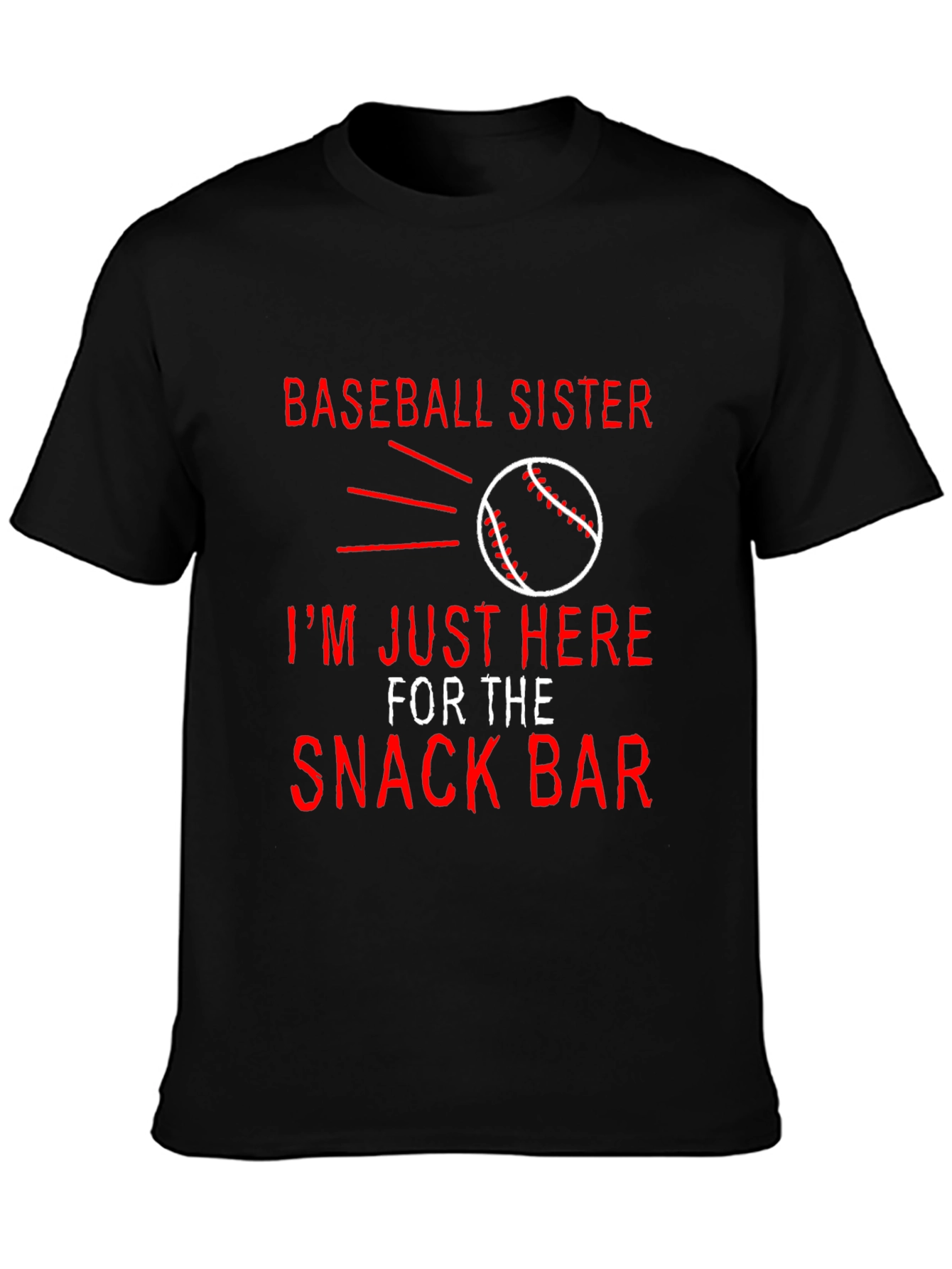 Baseball Sister Snack Bar Graphic Tee