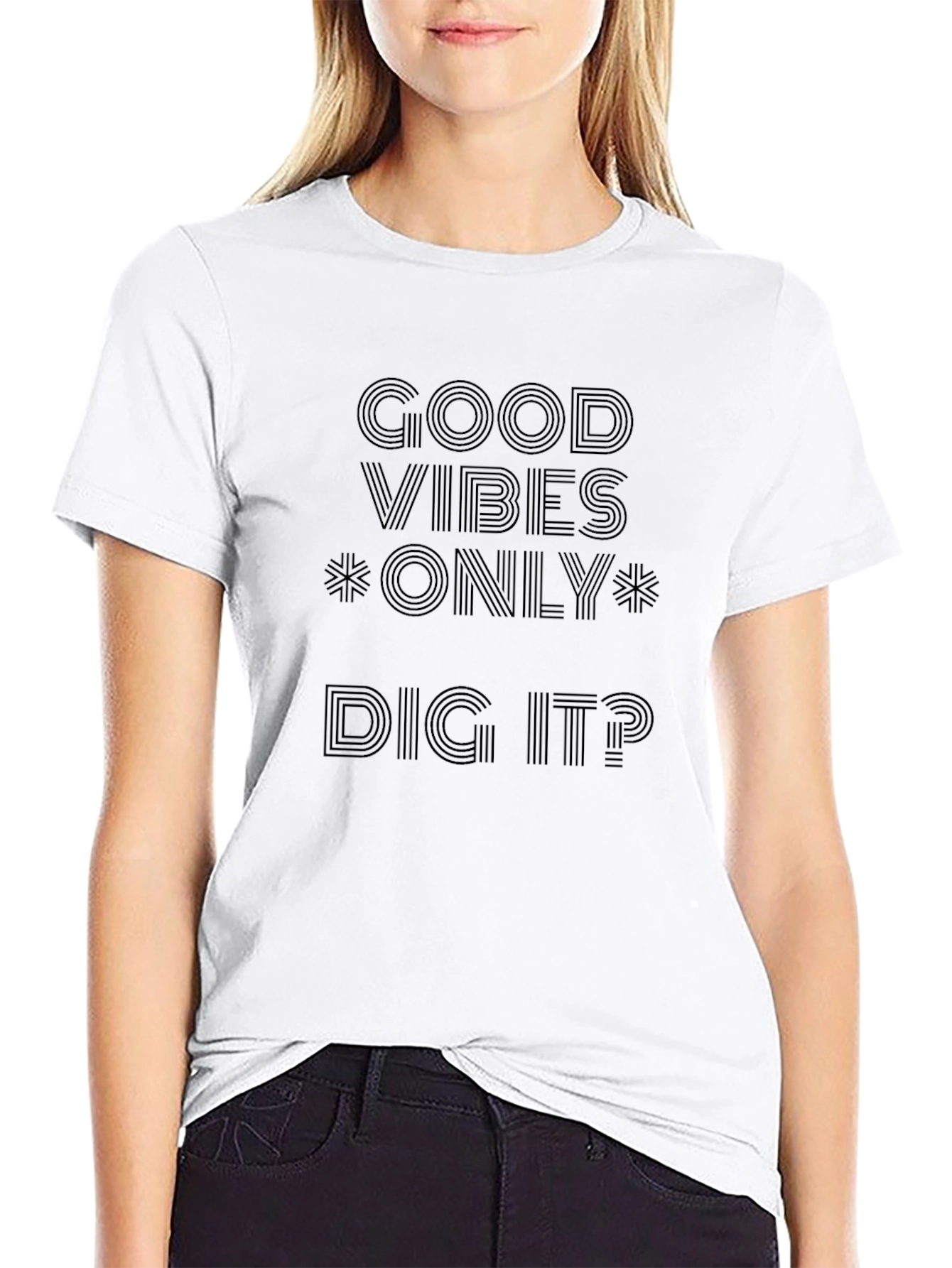 Good Vibes Only Mens Black T-Shirt