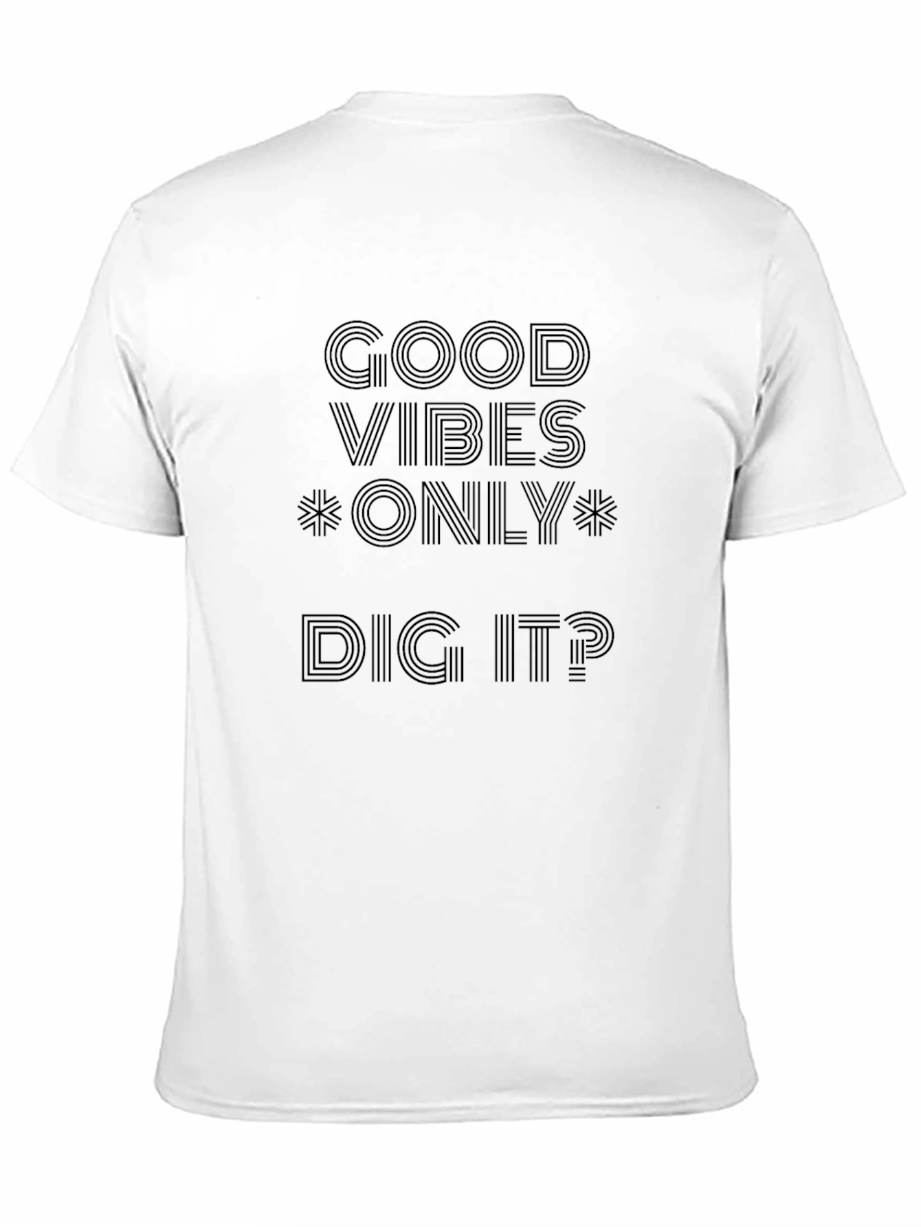 Good Vibes Only Mens Black T-Shirt