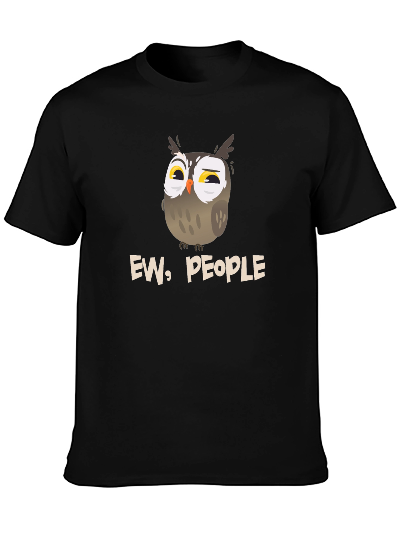 Ew People Owl Graphic T-Shirt