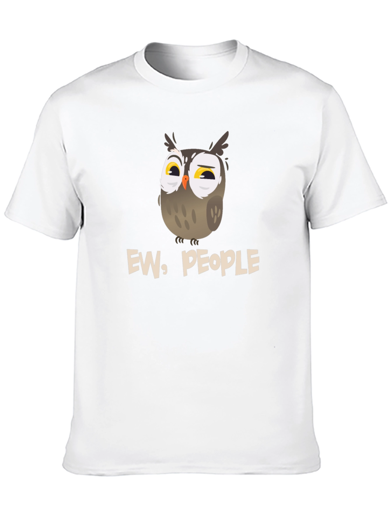 Ew People Owl Graphic T-Shirt