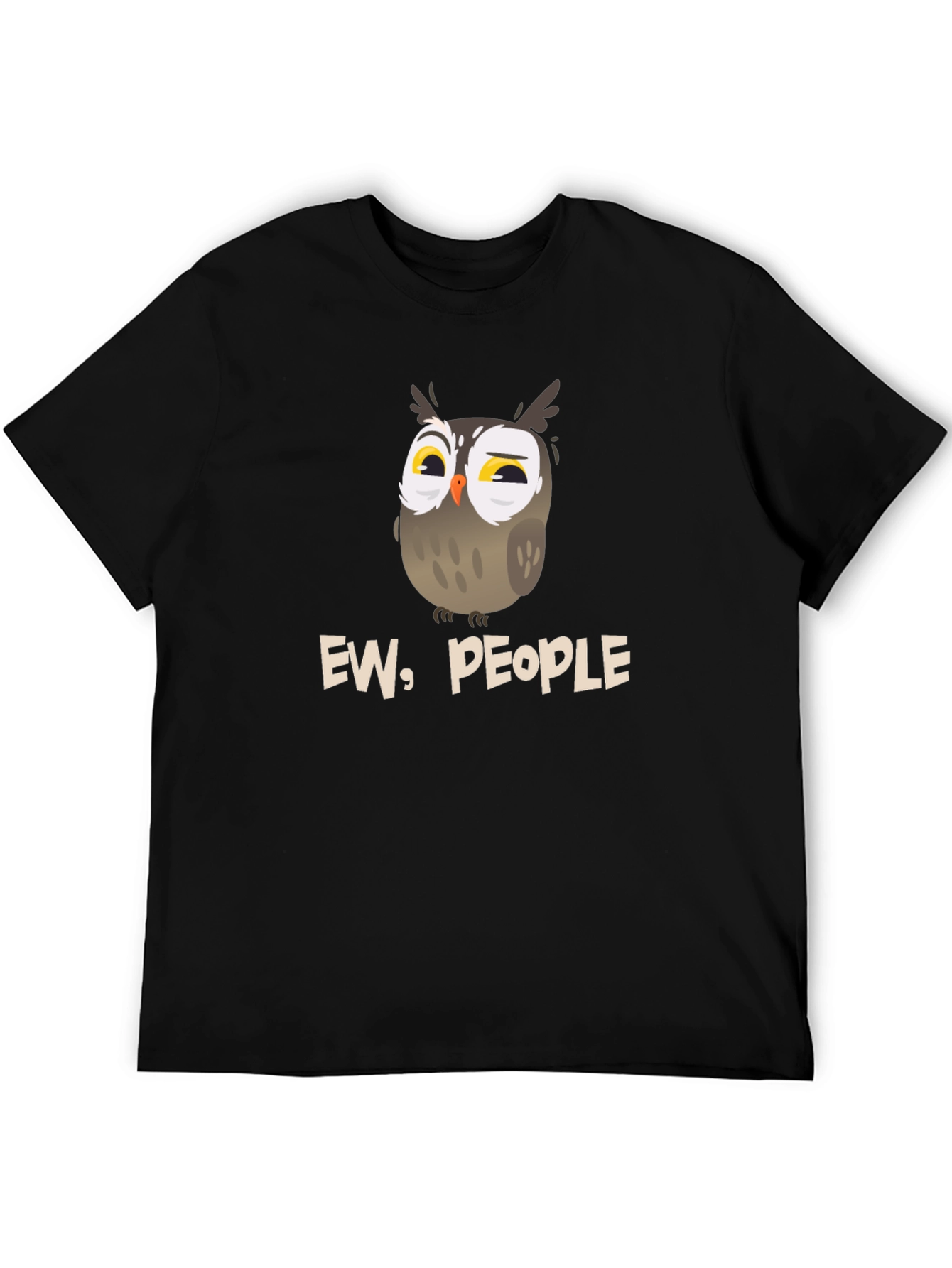 Ew People Owl Graphic T-Shirt