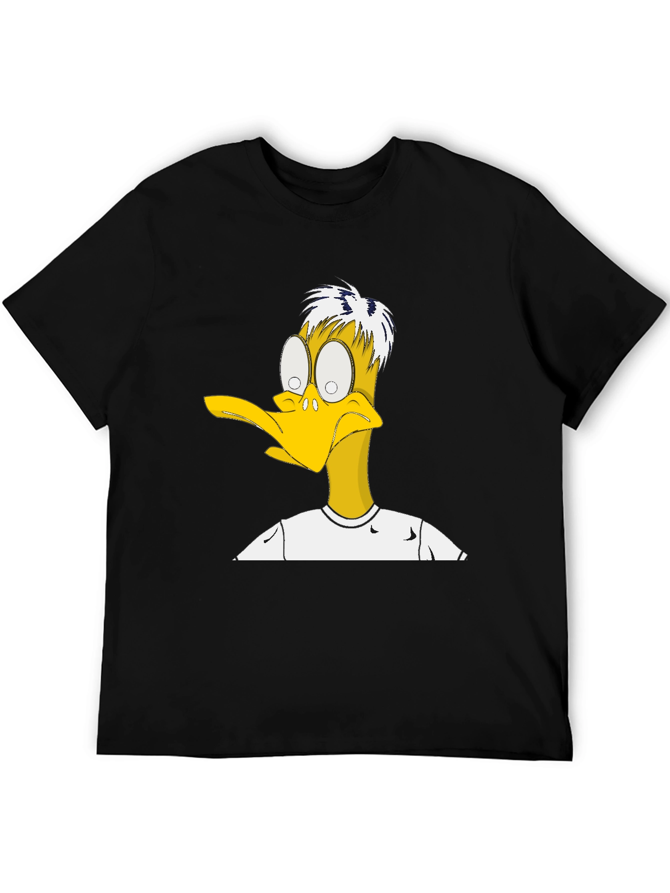 Funny Cartoon Duck Graphic T-Shirt