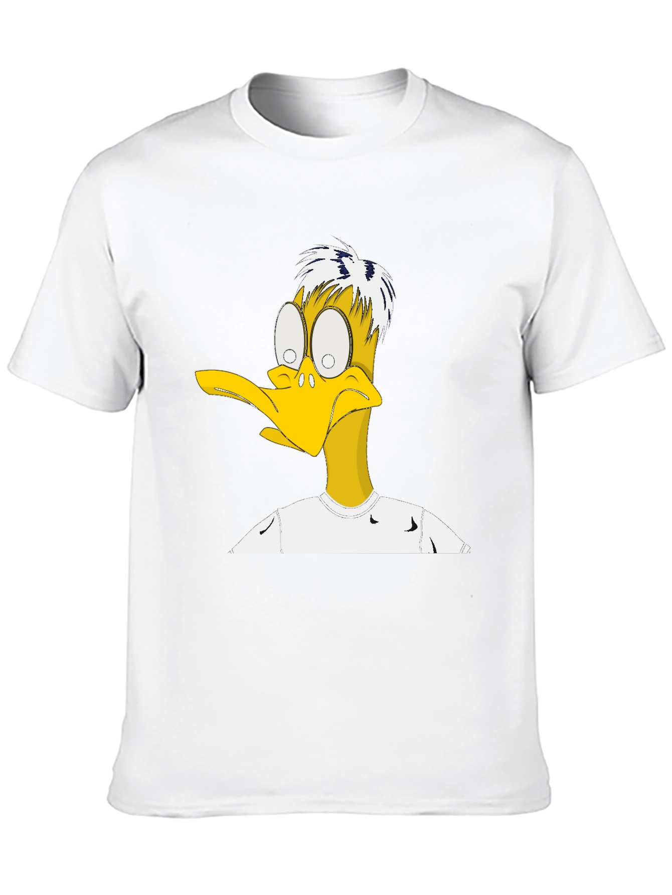 Funny Cartoon Duck Graphic T-Shirt