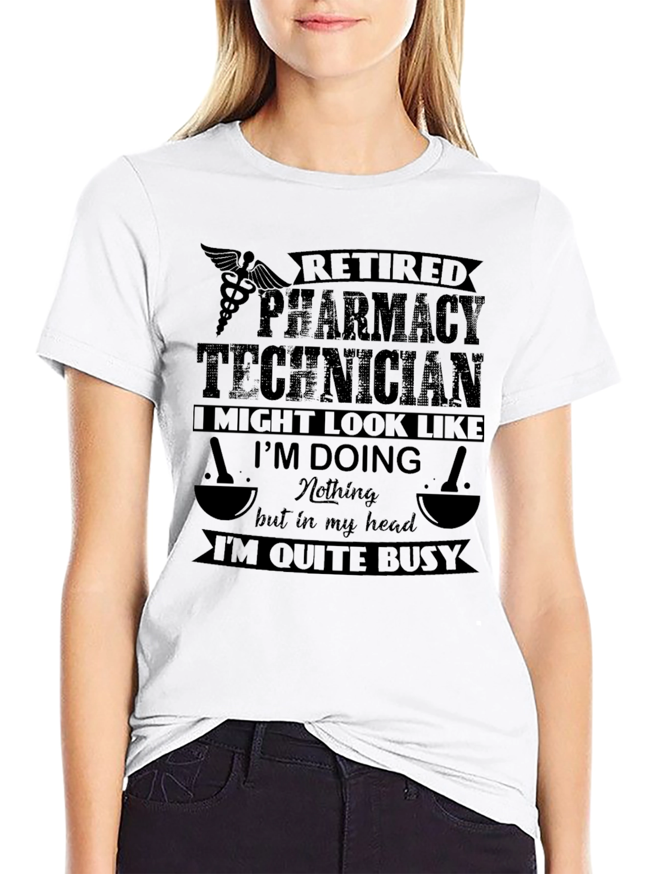 Retired Pharmacy Technician Graphic T-Shirt