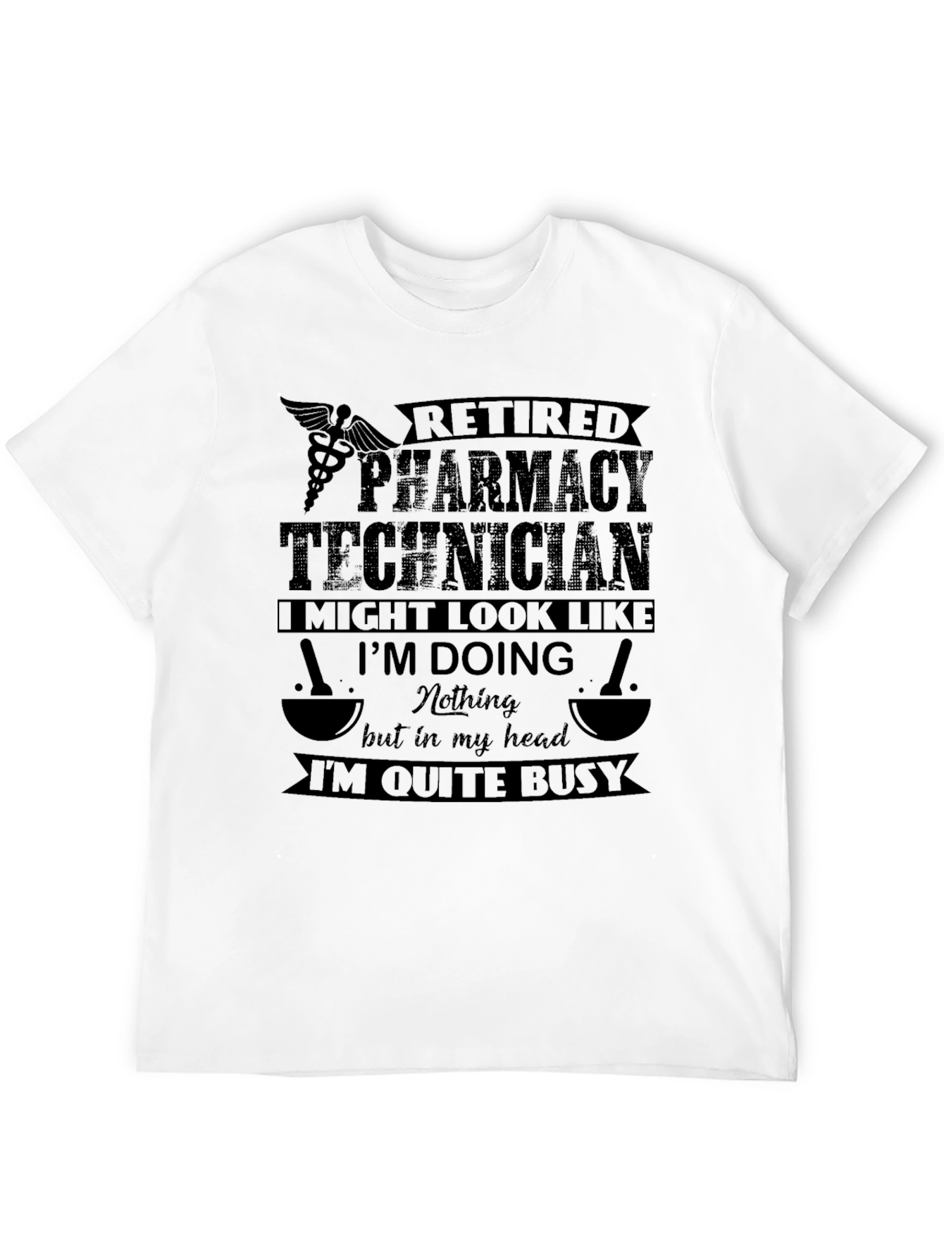 Retired Pharmacy Technician Graphic T-Shirt