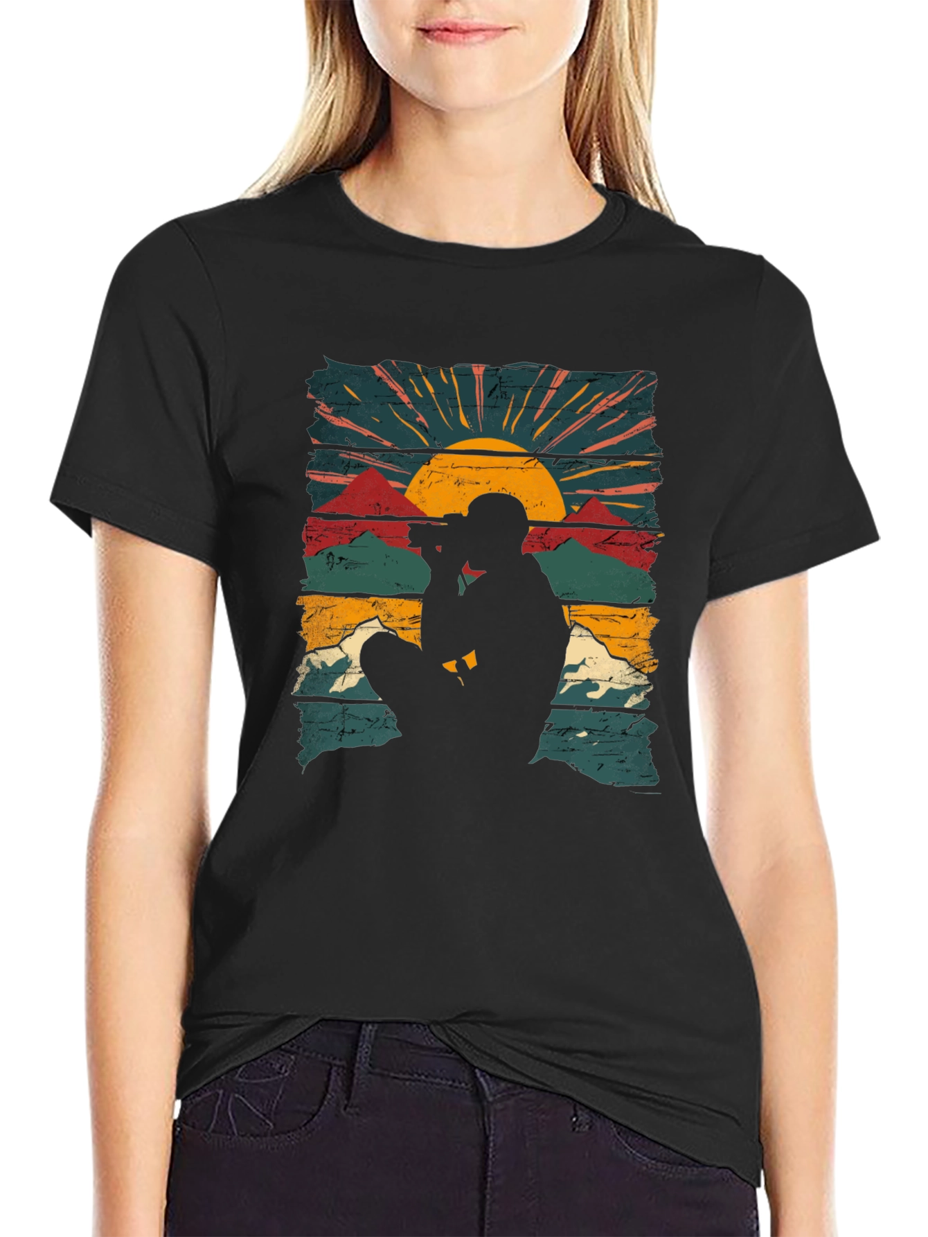 Photographer Sunset Graphic Tee