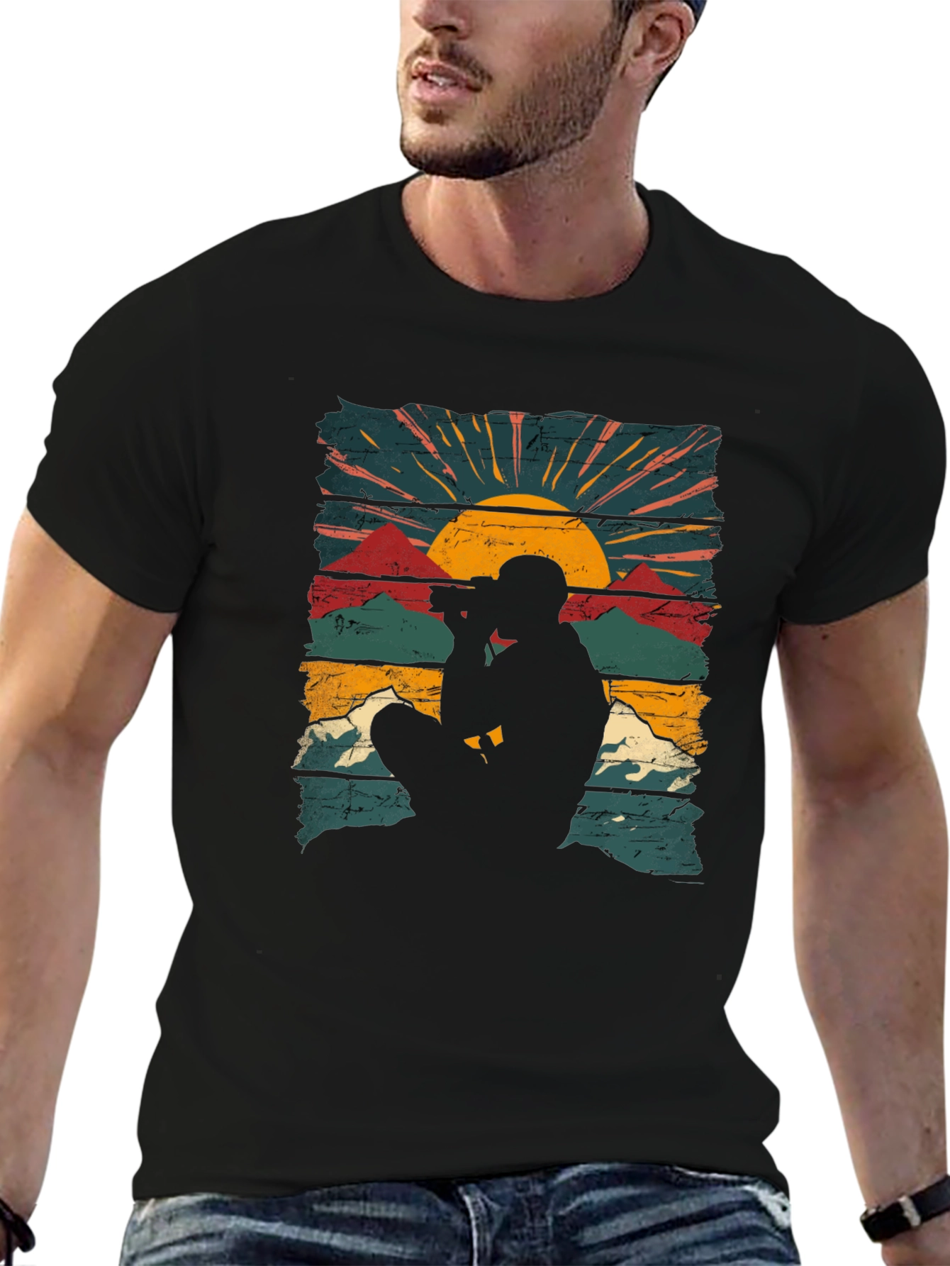 Photographer Sunset Graphic Tee