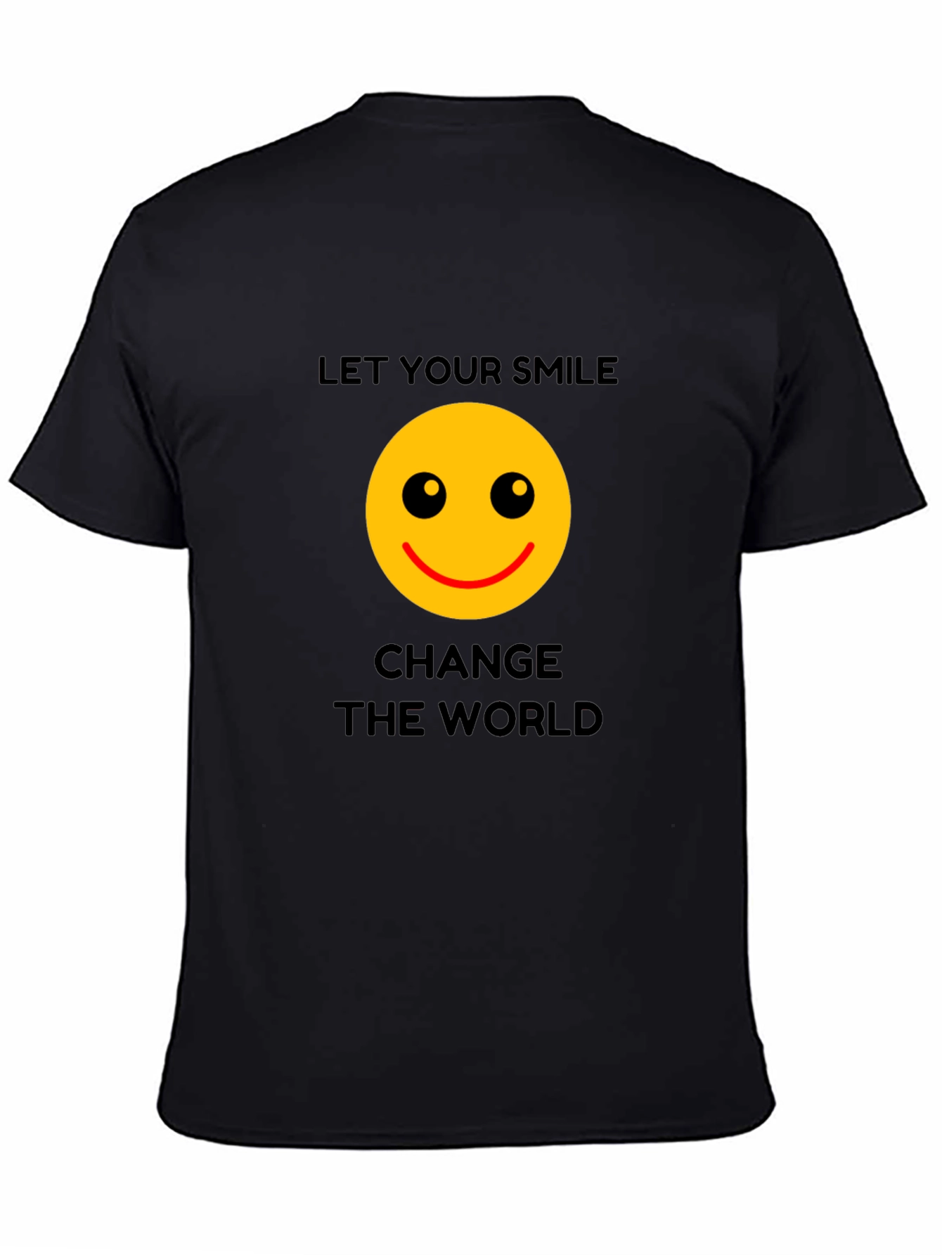 Smiley Face Graphic Tee - Spread Positivity