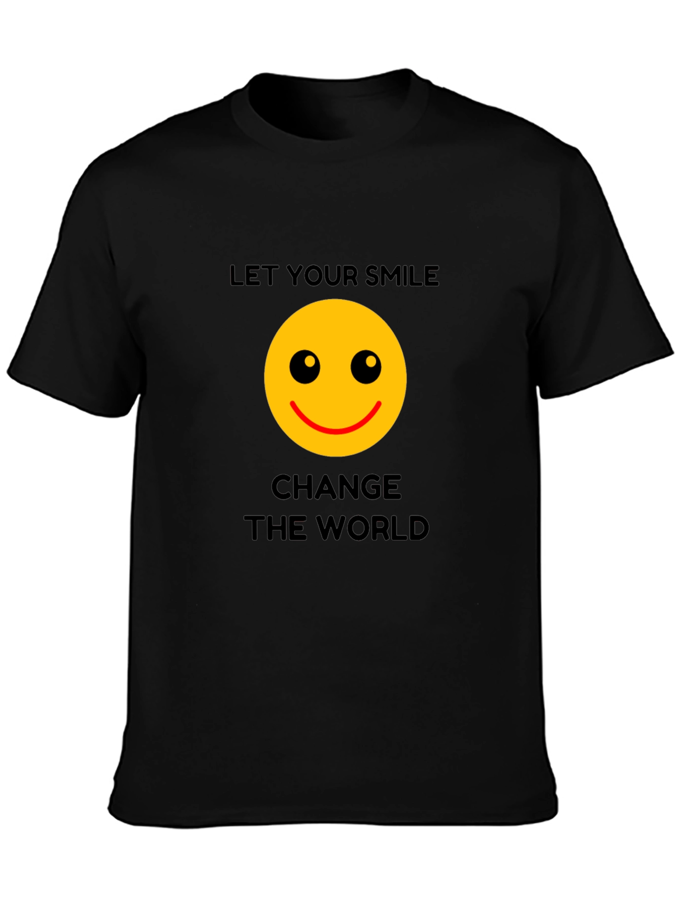 Smiley Face Graphic Tee - Spread Positivity
