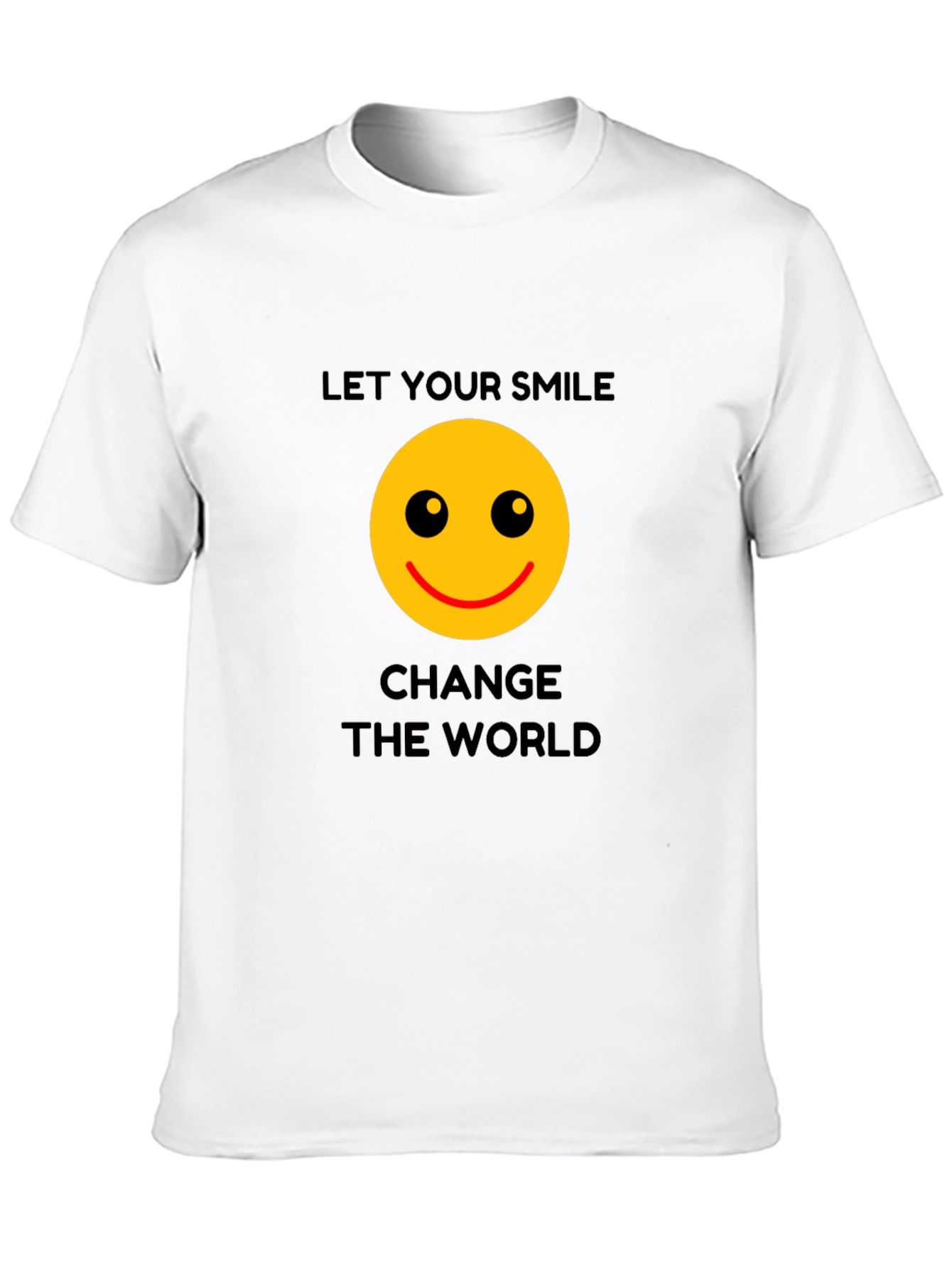 Smiley Face Graphic Tee - Spread Positivity