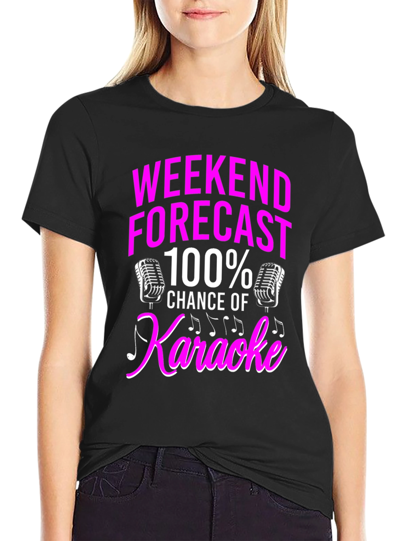 Karaoke Weekend Forecast T-Shirt