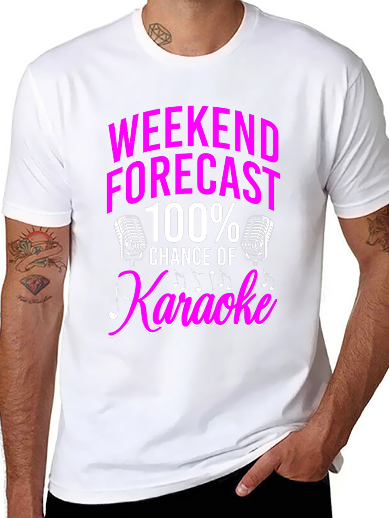 Karaoke Weekend Forecast T-Shirt