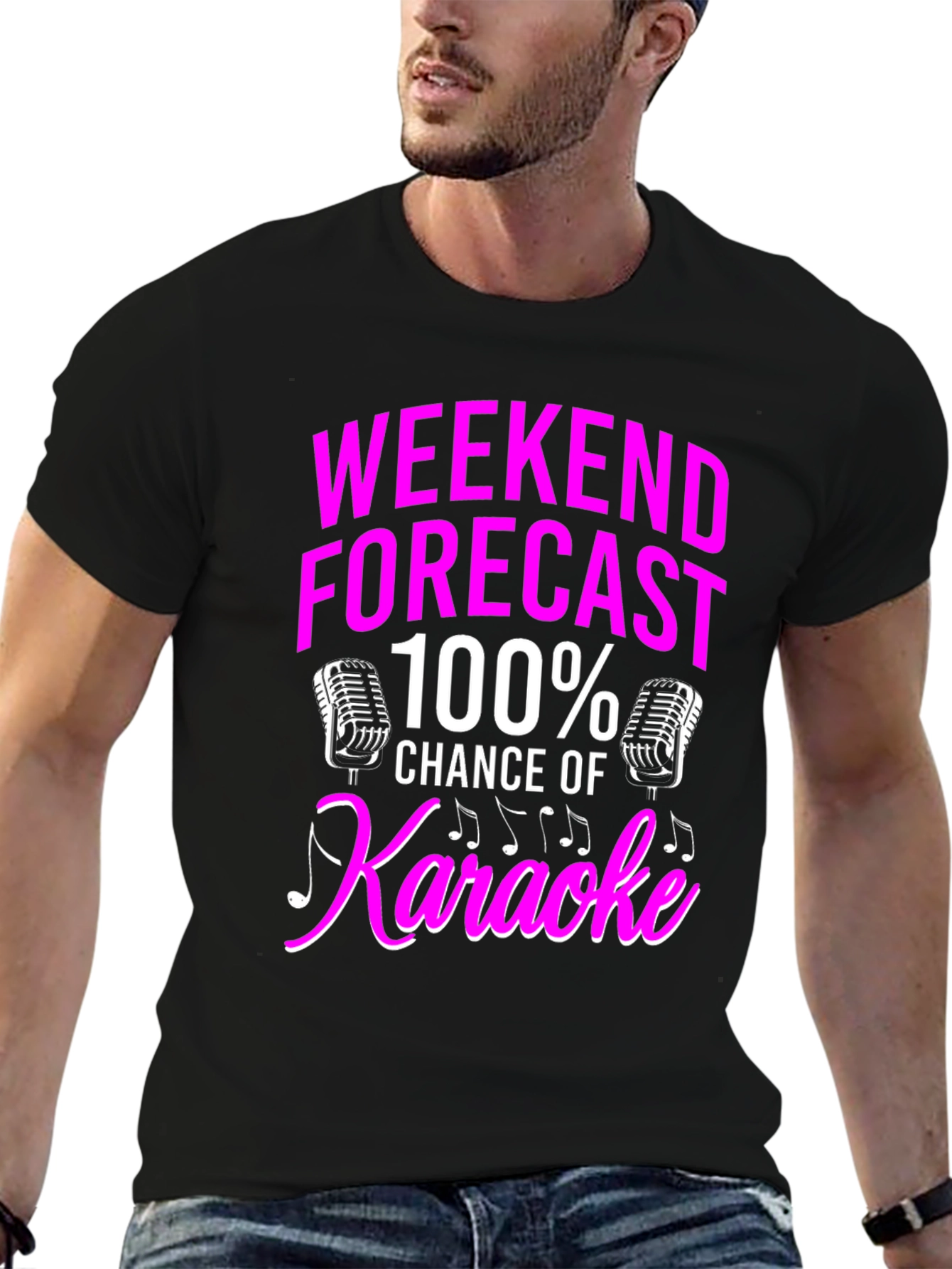 Karaoke Weekend Forecast T-Shirt