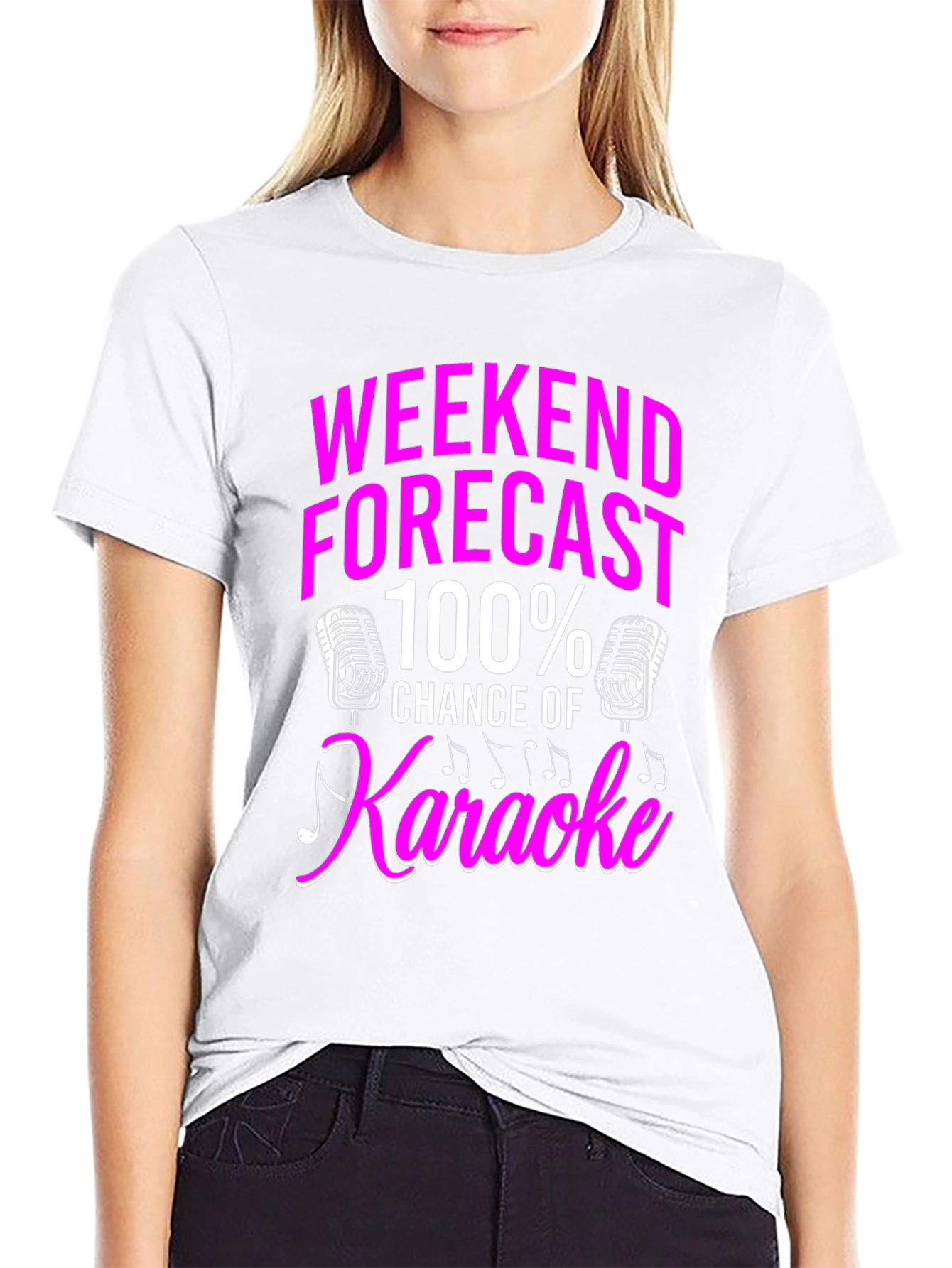 Karaoke Weekend Forecast T-Shirt