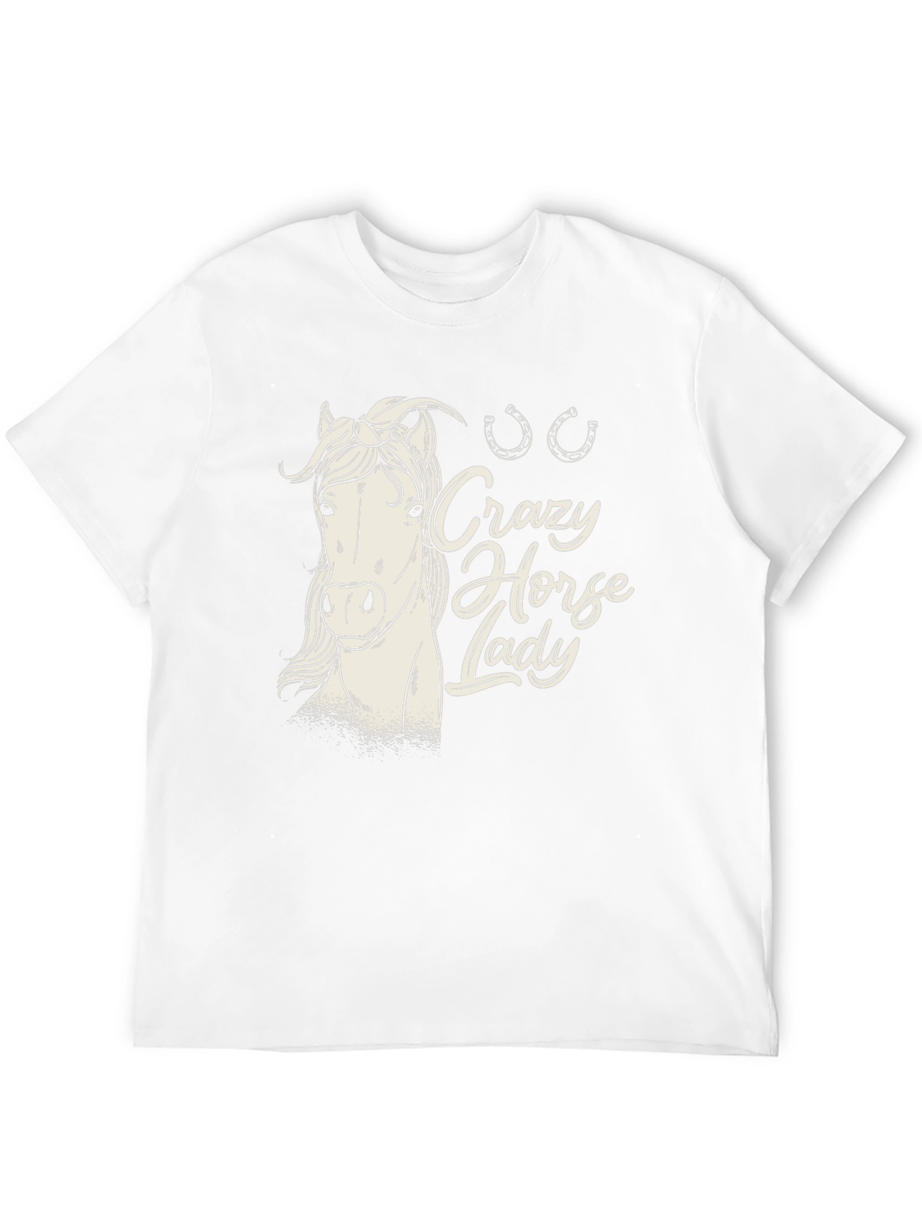 Crazy Horse Lady Graphic T-Shirt - Black
