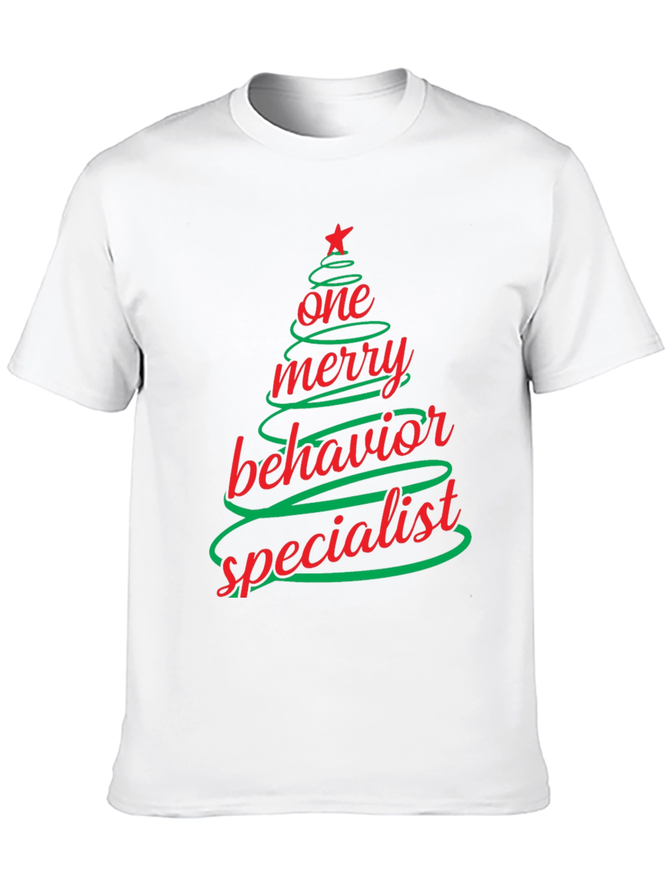 One Merry Behavior Specialist Christmas T-Shirt