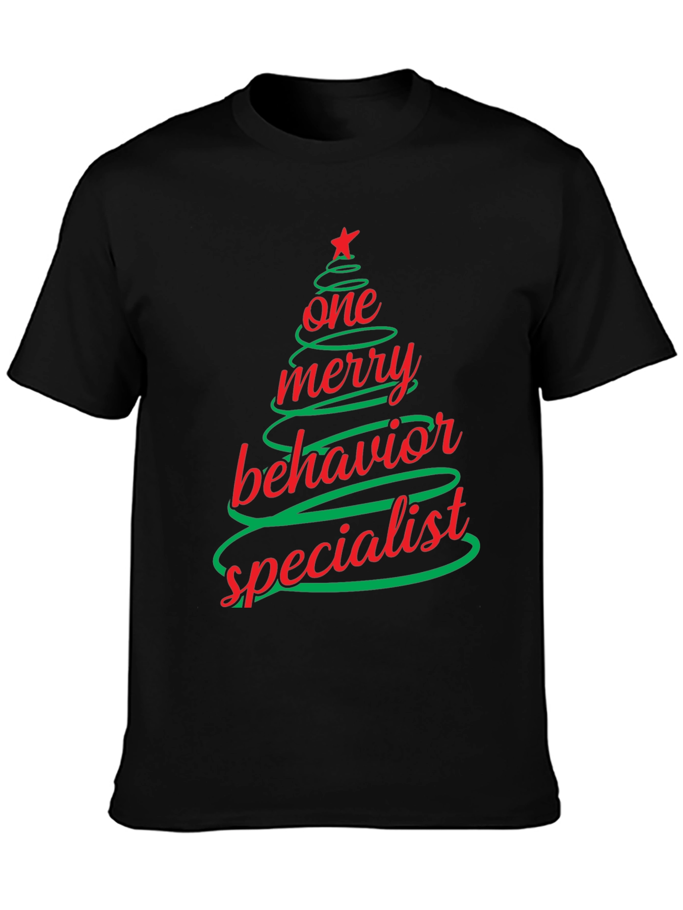 One Merry Behavior Specialist Christmas T-Shirt