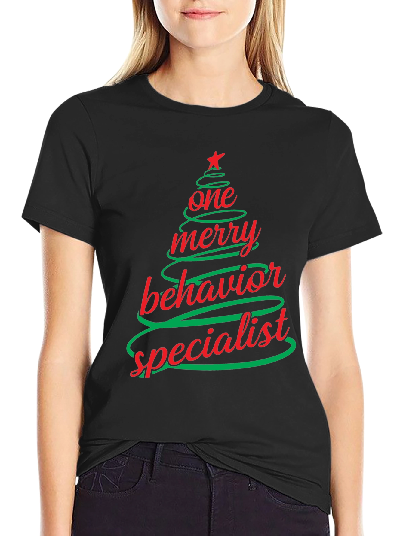 One Merry Behavior Specialist Christmas T-Shirt