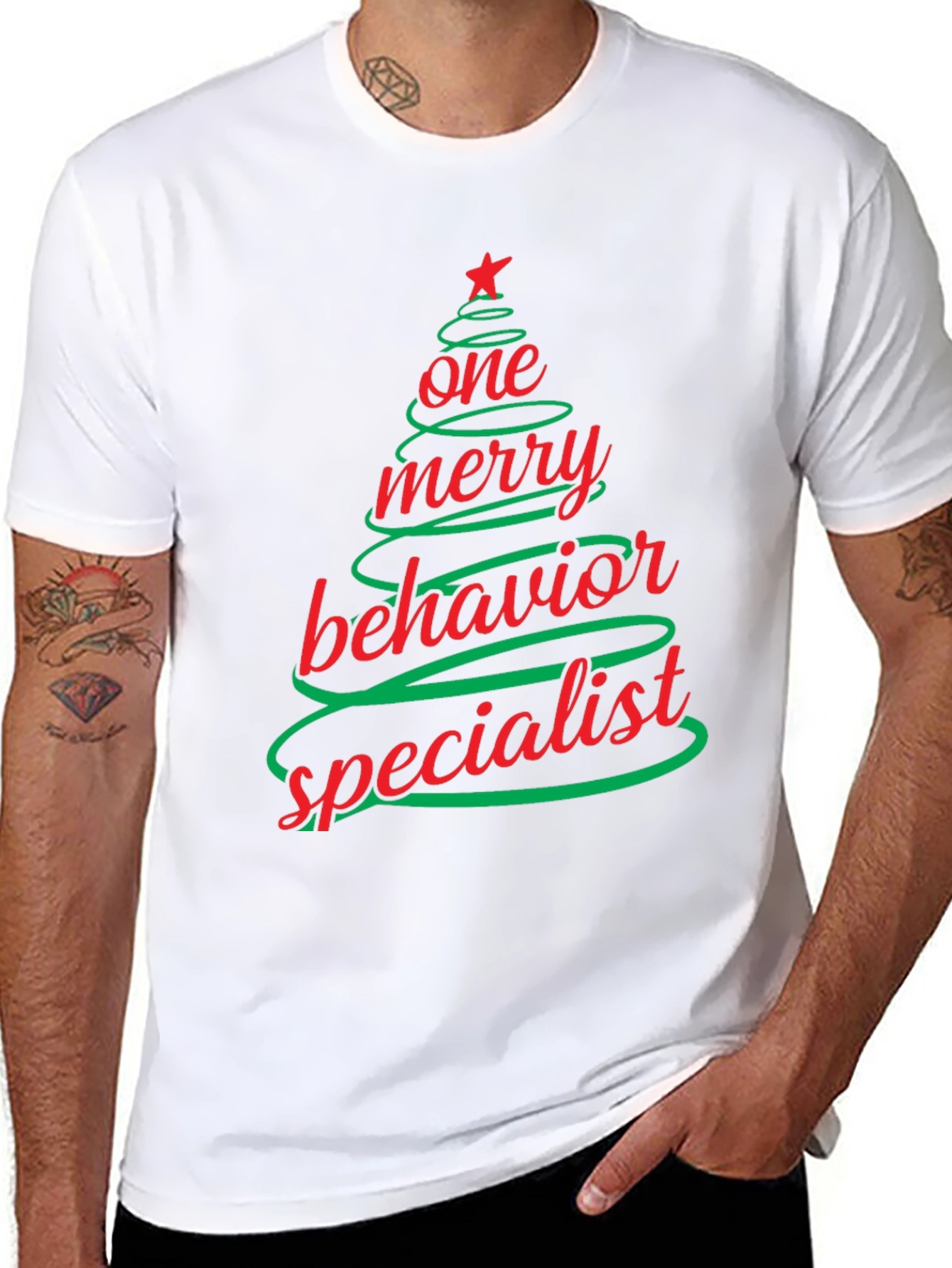 One Merry Behavior Specialist Christmas T-Shirt