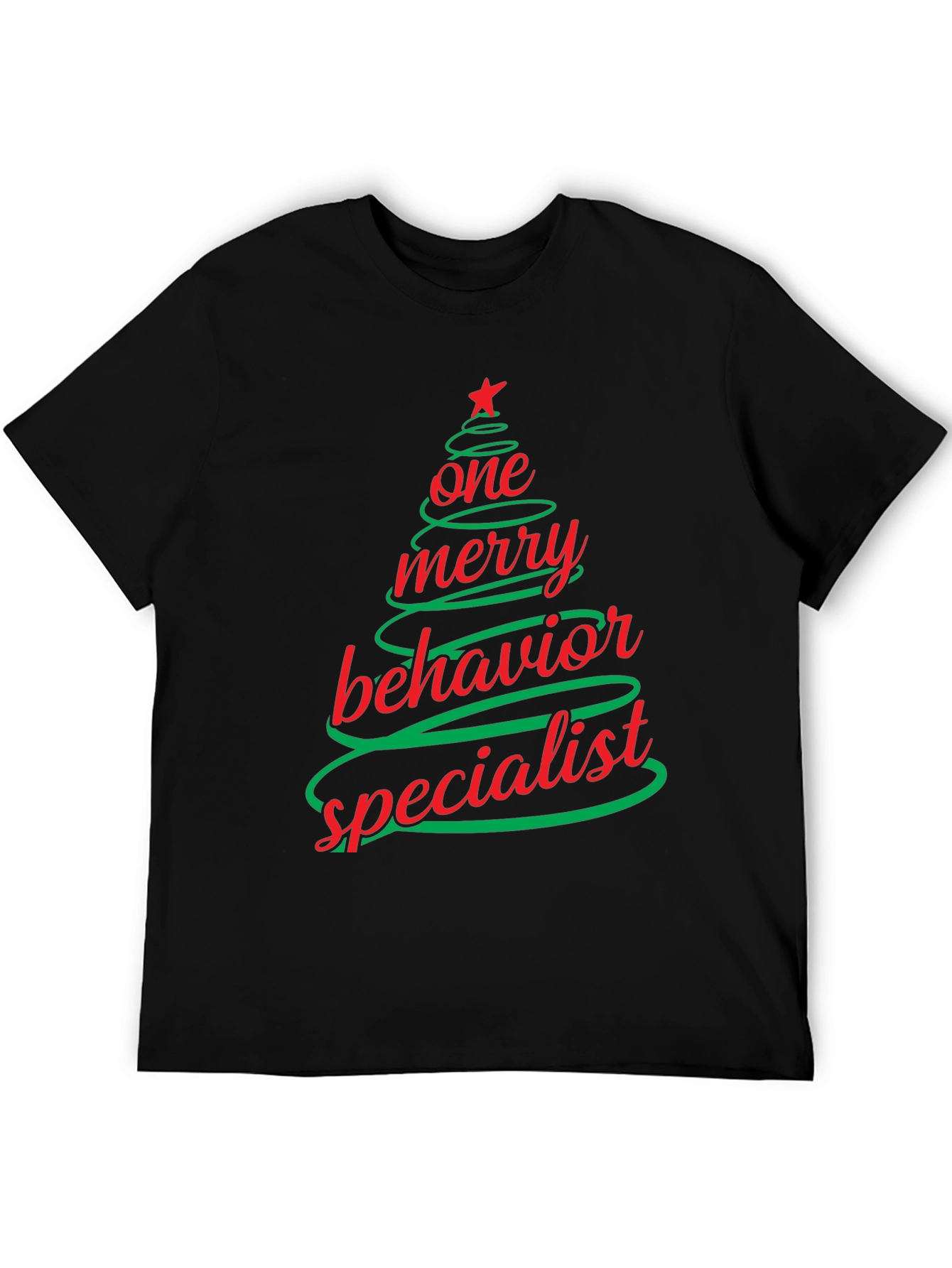 One Merry Behavior Specialist Christmas T-Shirt