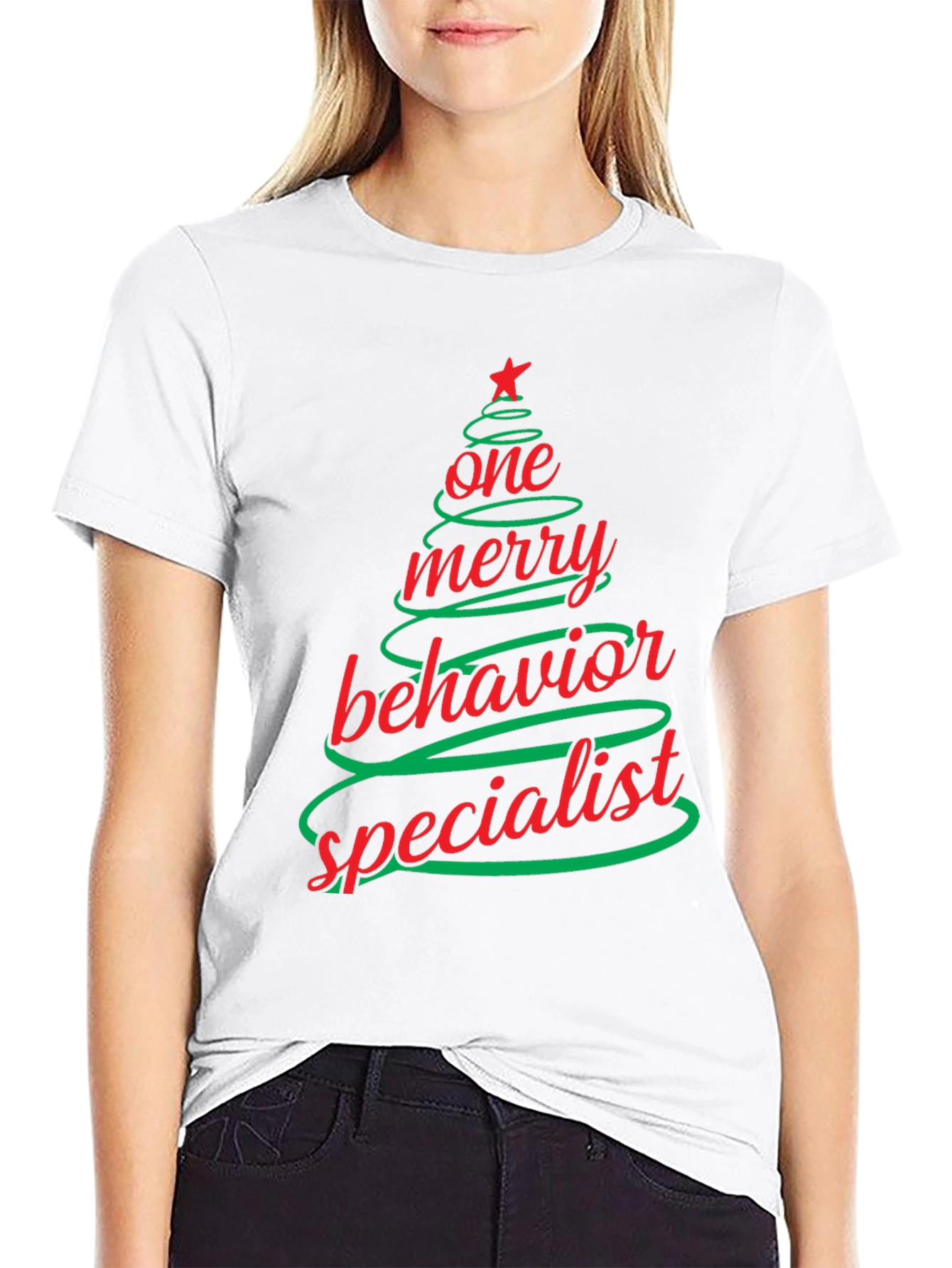 One Merry Behavior Specialist Christmas T-Shirt