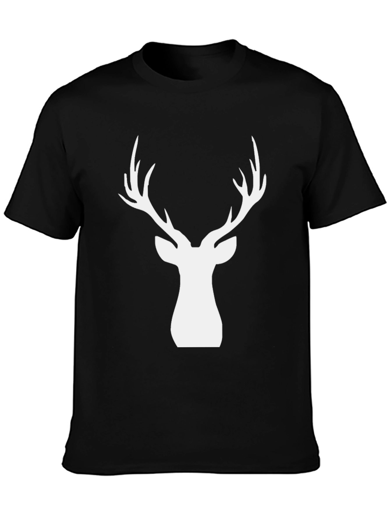 Black Deer Silhouette T-Shirt