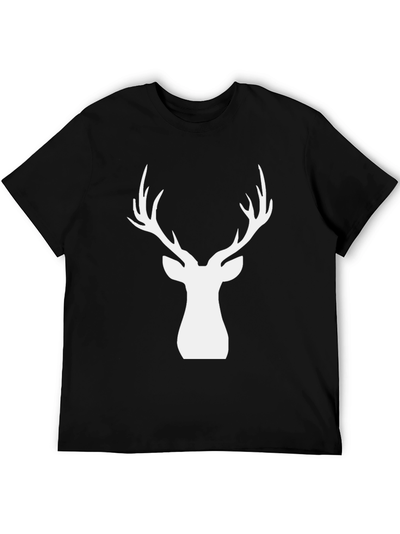 Black Deer Silhouette T-Shirt