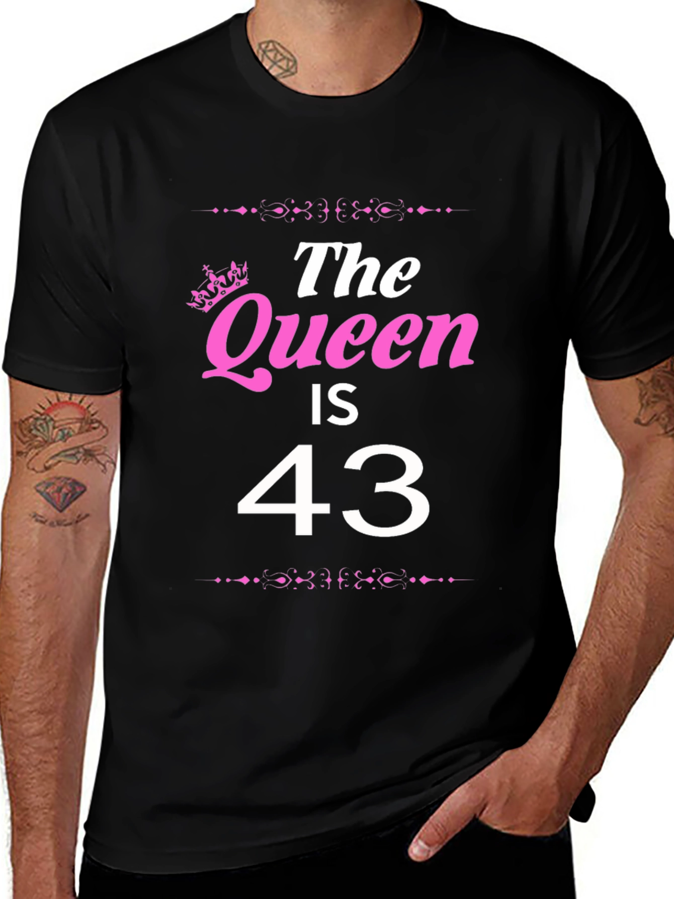 The Queen is 43 - Birthday T-Shirt