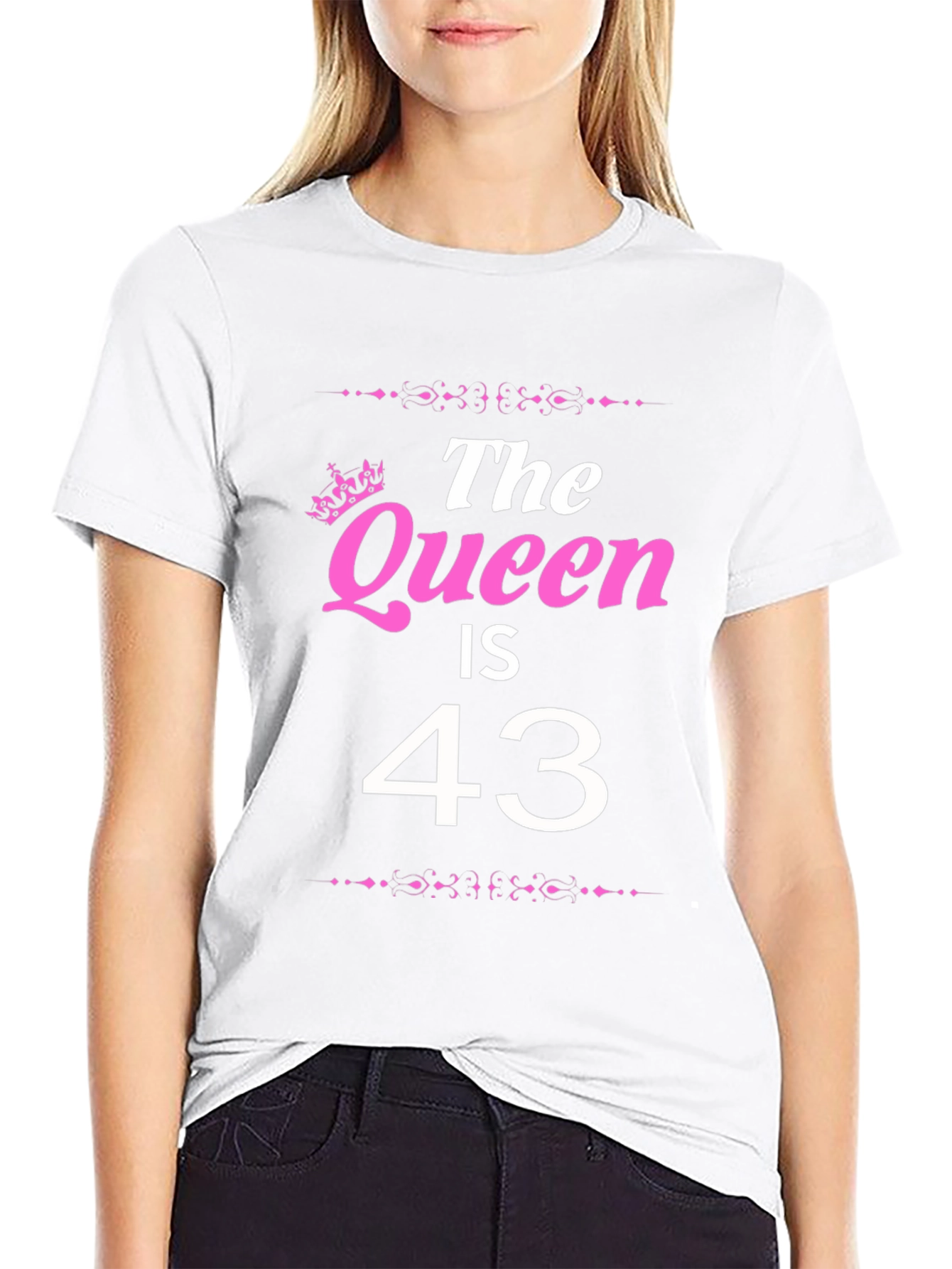 The Queen is 43 - Birthday T-Shirt