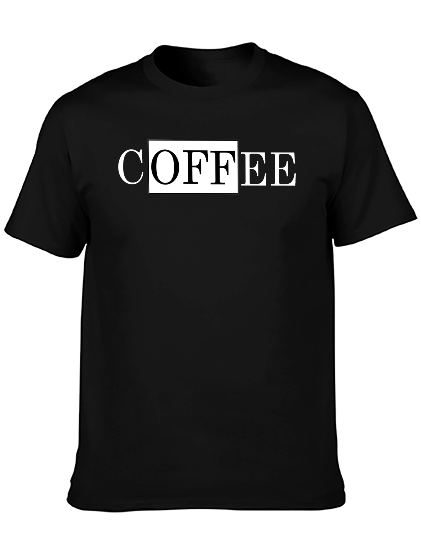 Coffee Graphic T-Shirt - Black Casual Tee
