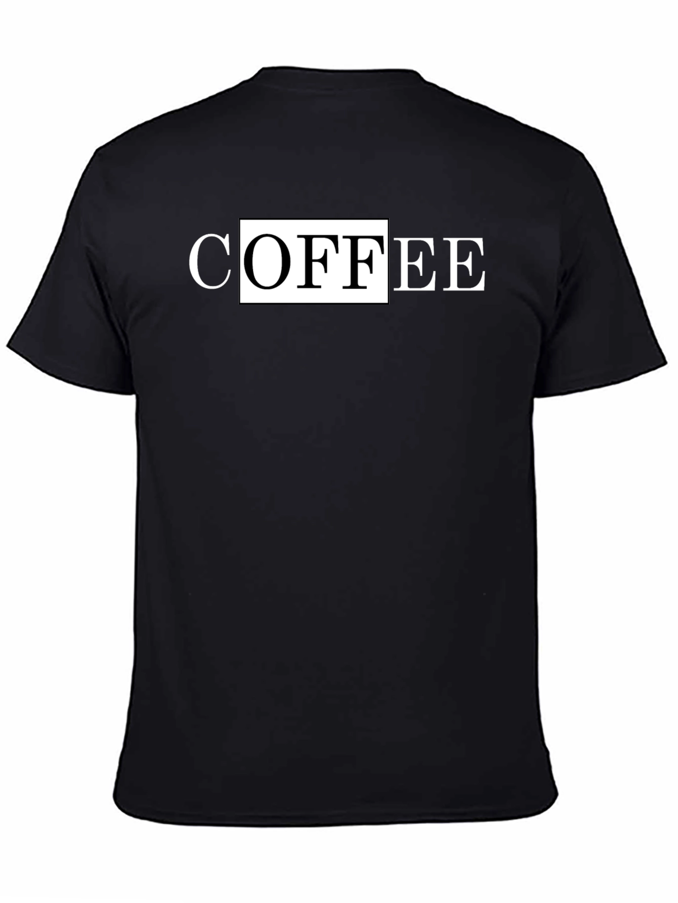 Coffee Graphic T-Shirt - Black Casual Tee