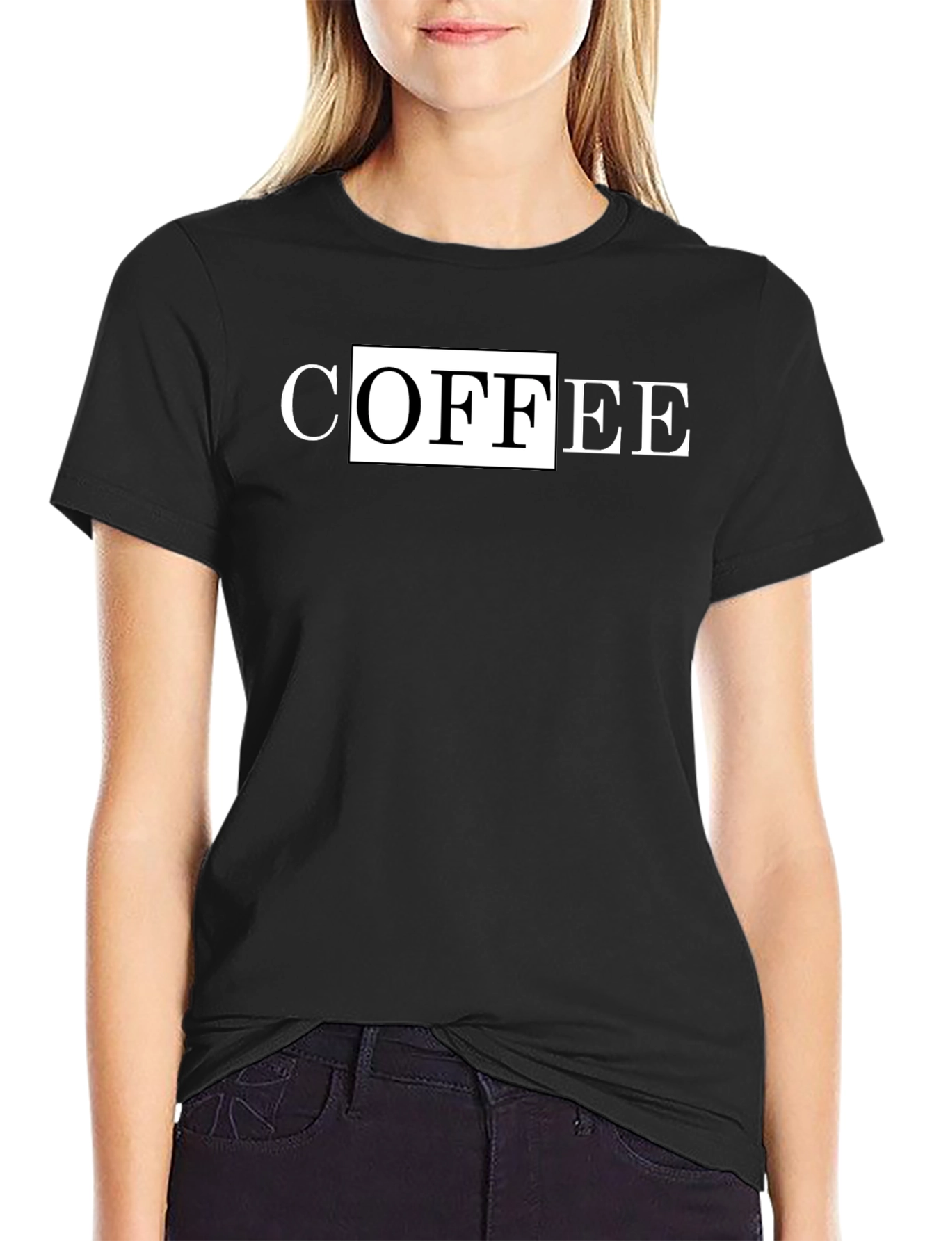 Coffee Graphic T-Shirt - Black Casual Tee