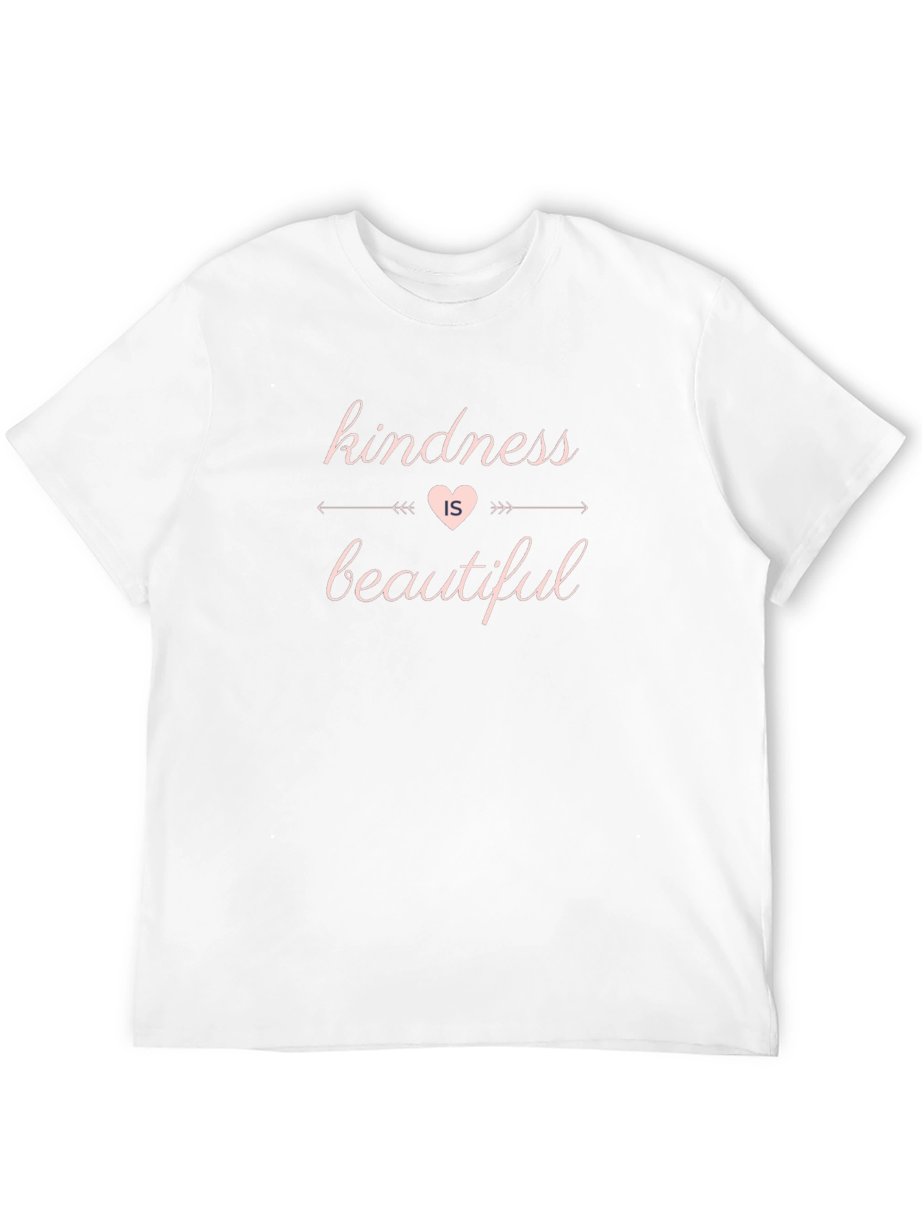 Kindness Is Beautiful Graphic Tee - Soft Black Shirt