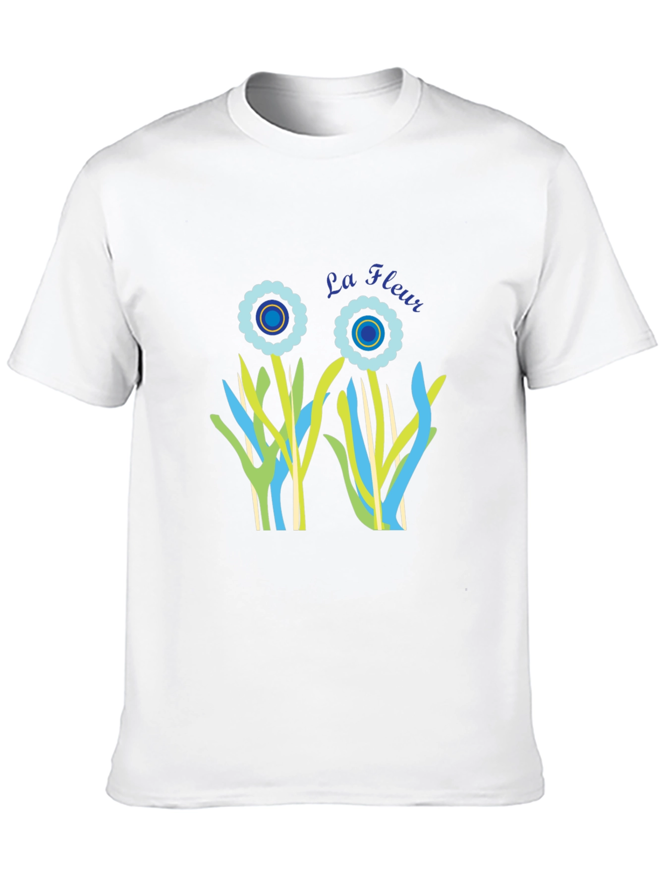 La Fleur Graphic Tee - Stylish Floral Design