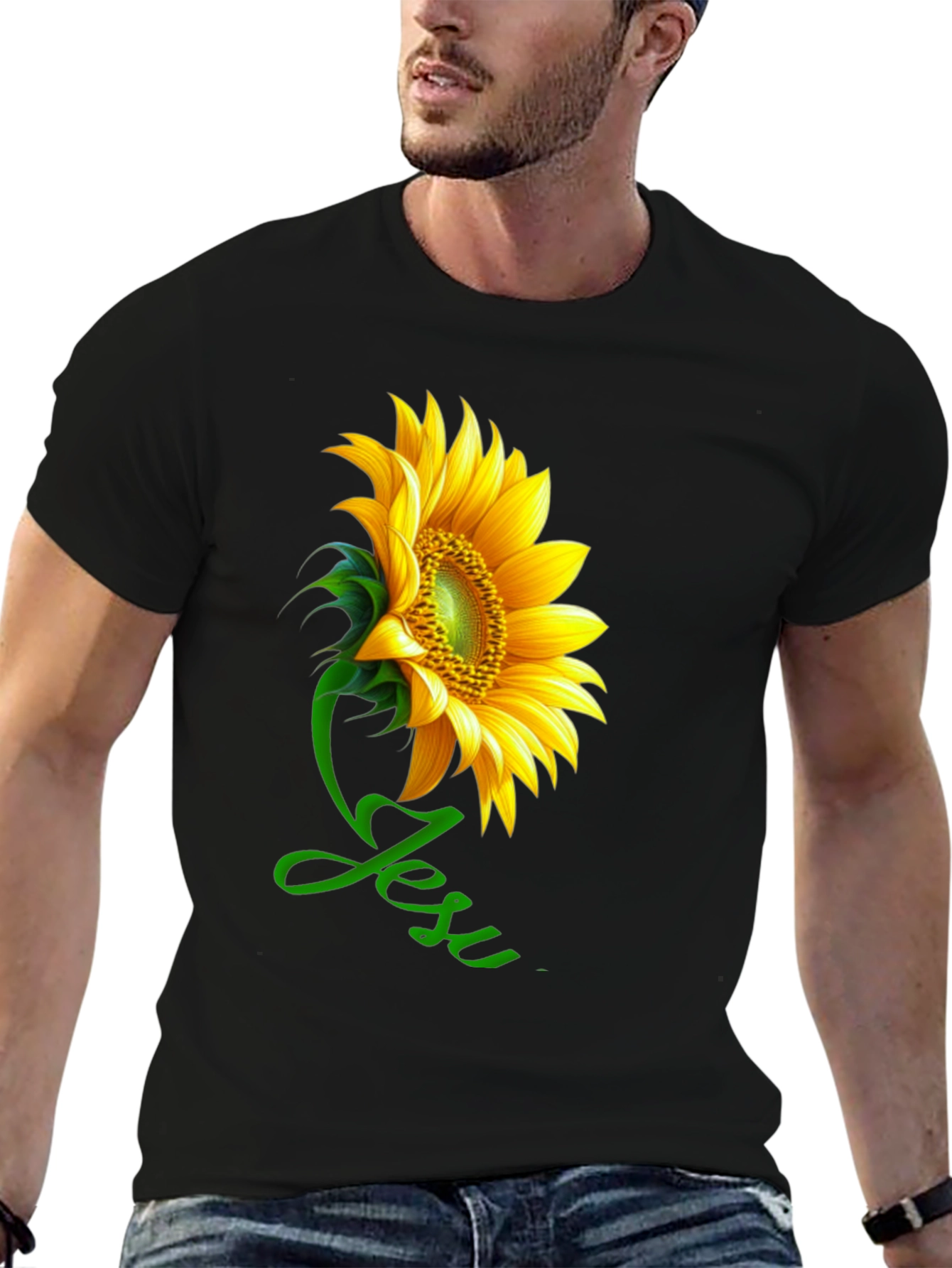 Sunflower Jesu Graphic T-Shirt