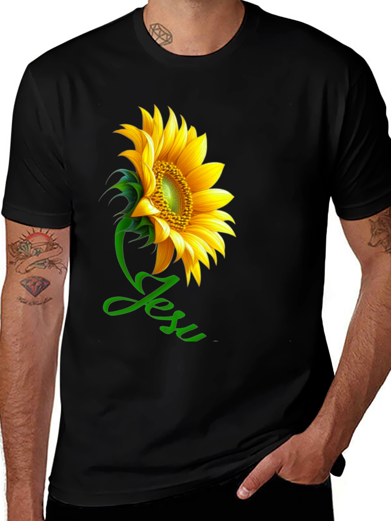 Sunflower Jesu Graphic T-Shirt