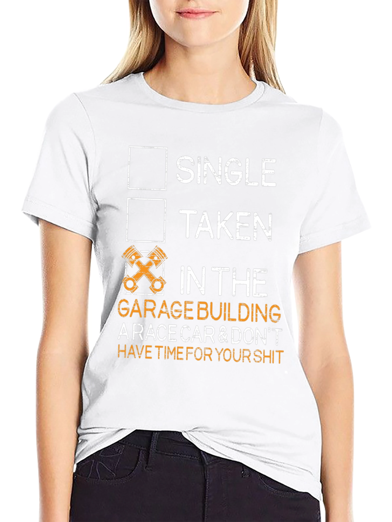 Single Taken Garage Race Car T-Shirt