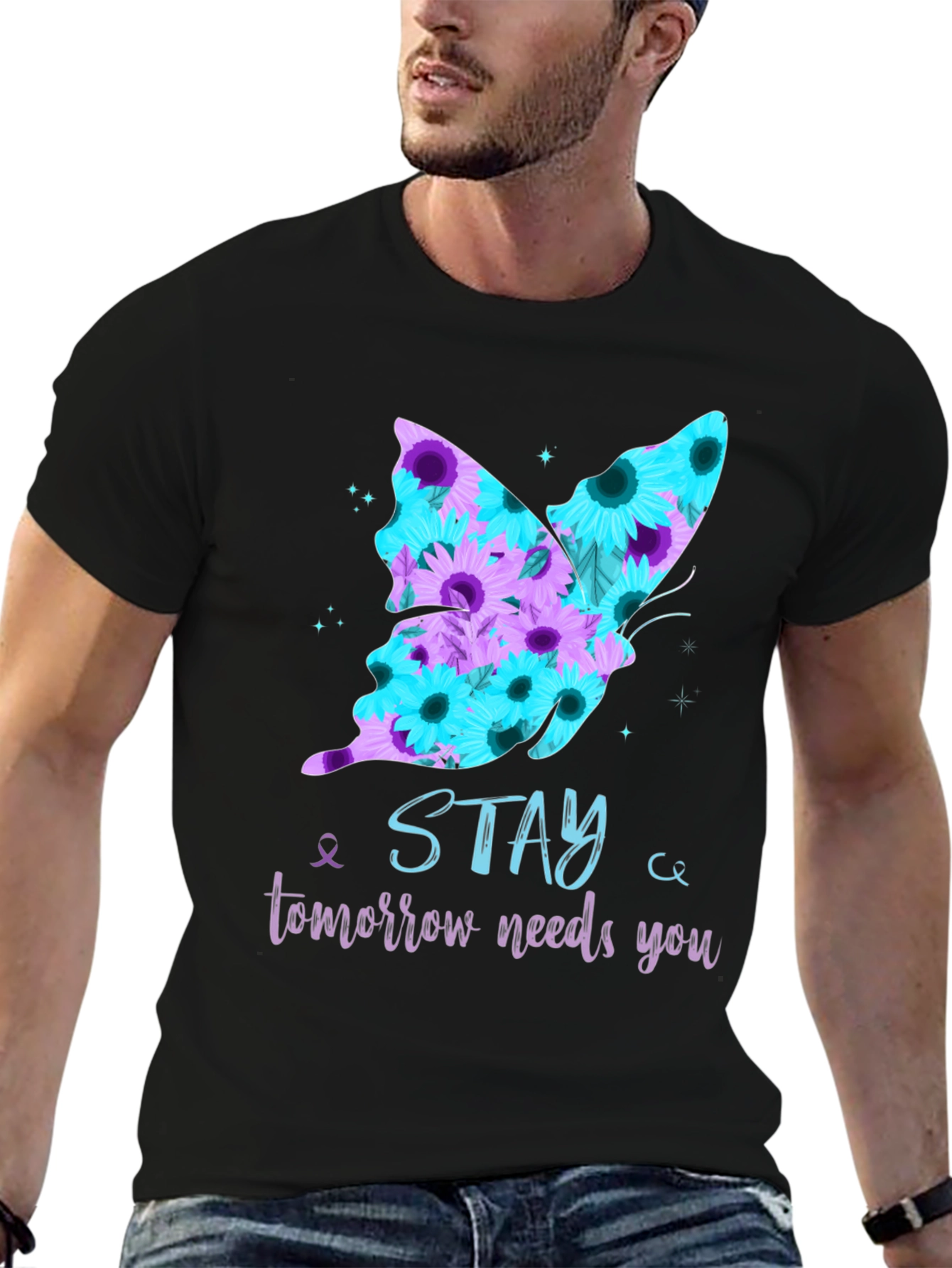 Stay Butterfly Graphic Tee