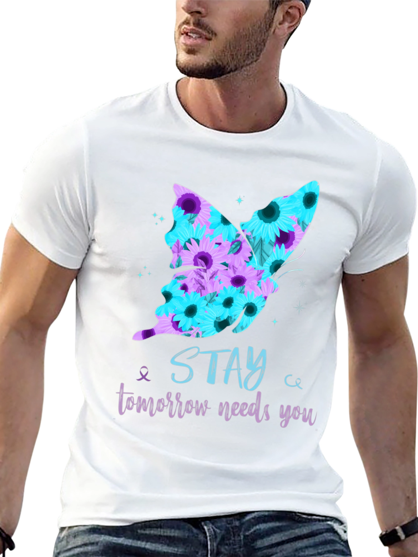 Stay Butterfly Graphic Tee