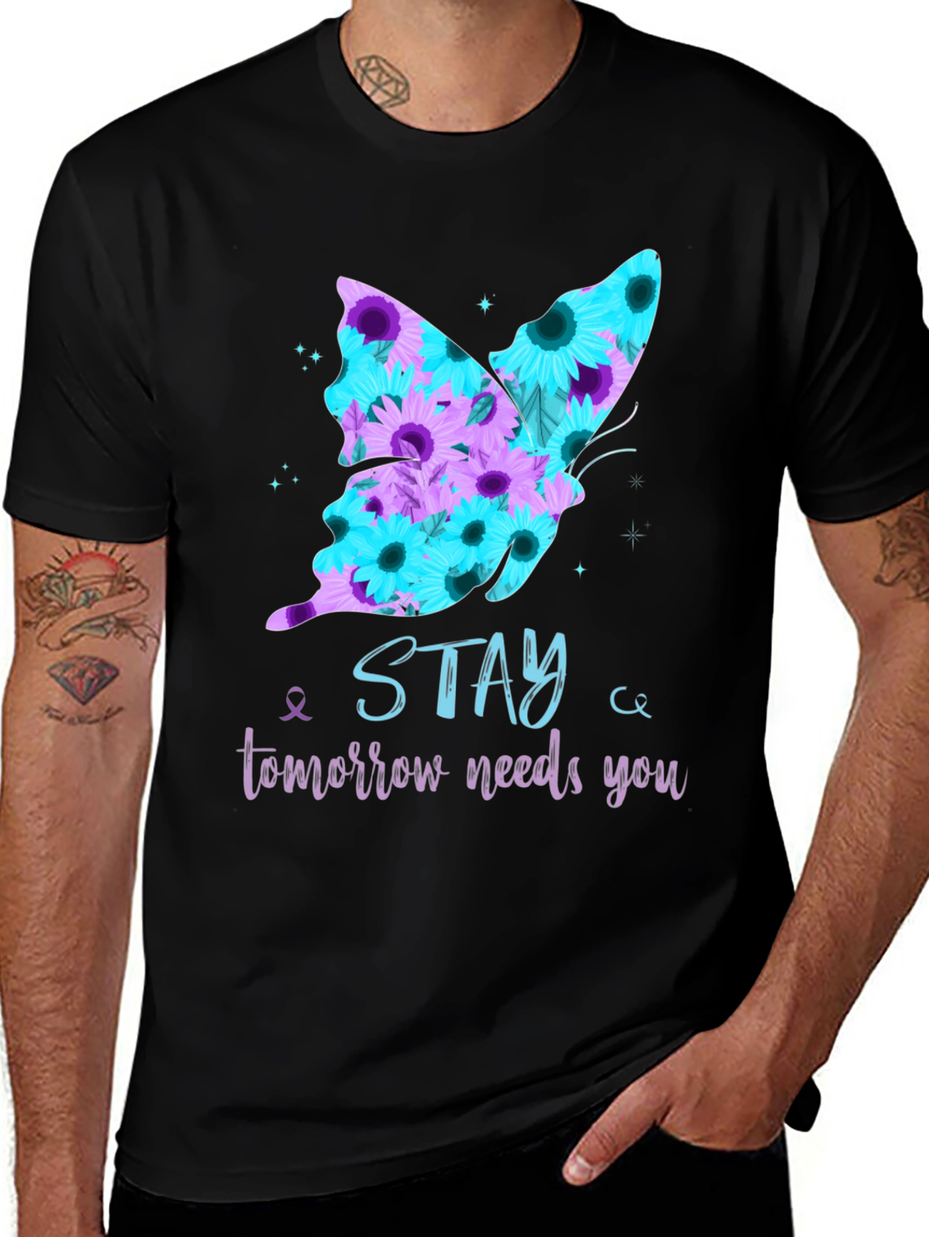 Stay Butterfly Graphic Tee