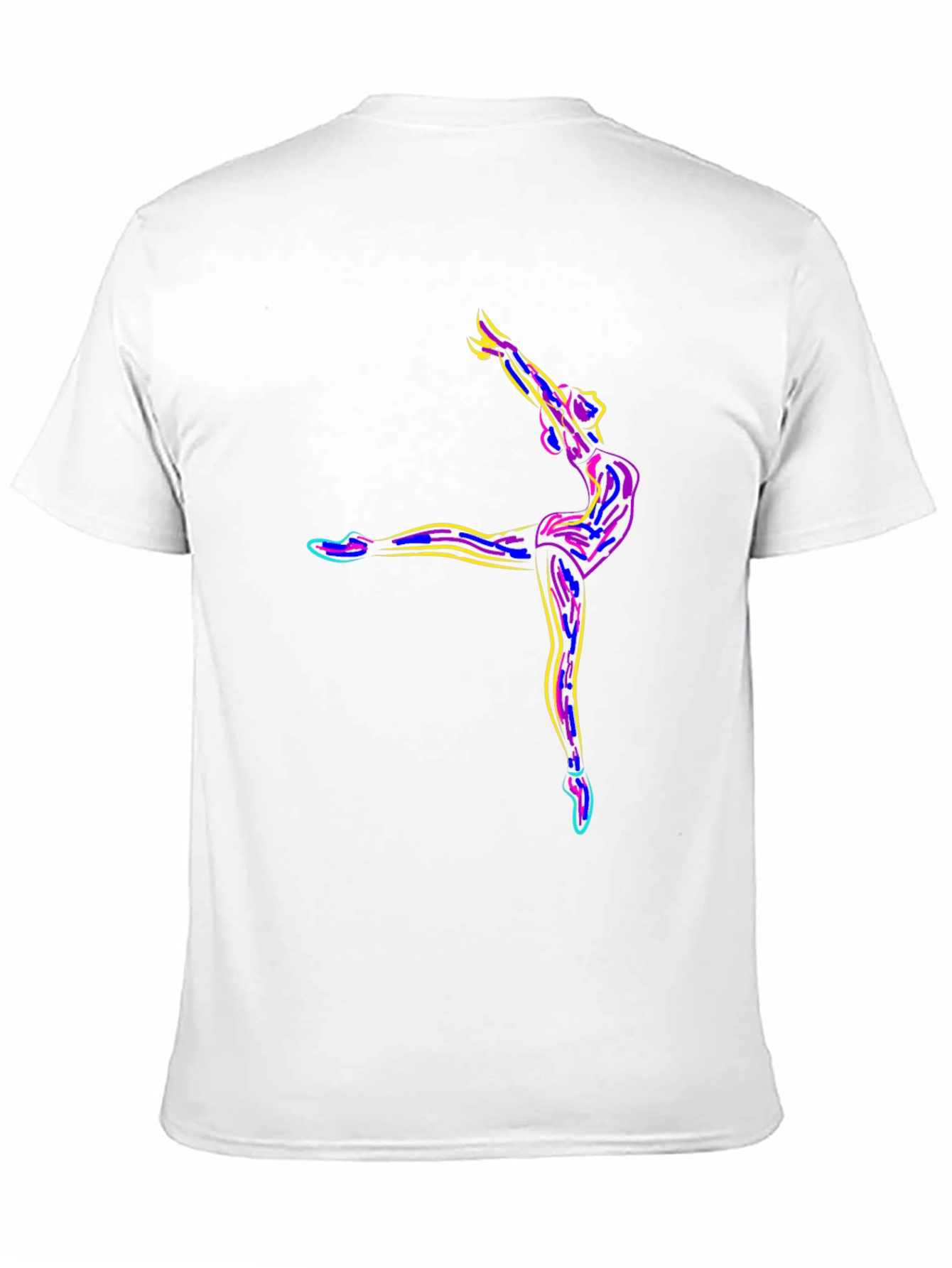 Ballet Dancer Graphic Black T-Shirt