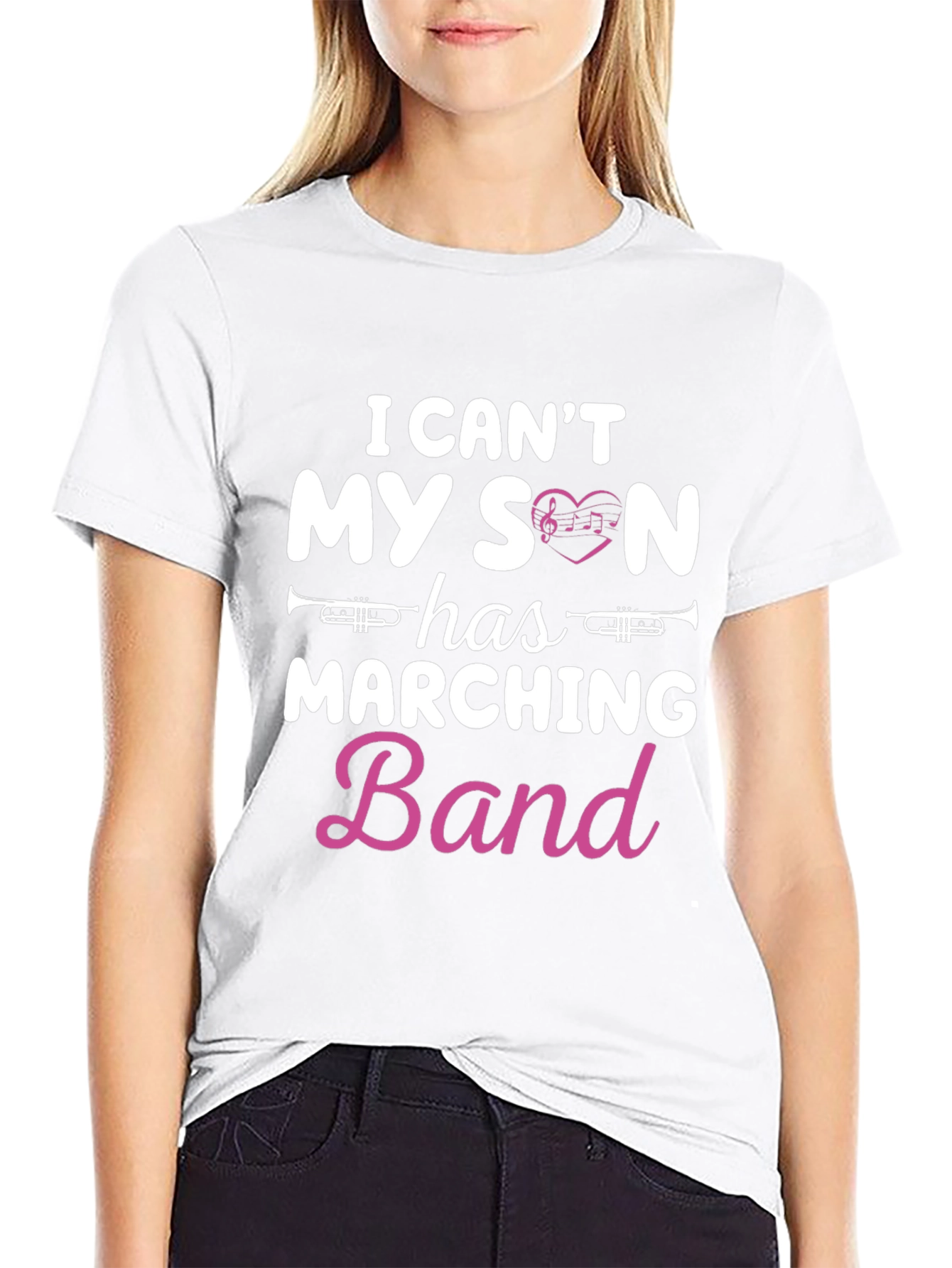 I Cant My Son Has Marching Band T-Shirt
