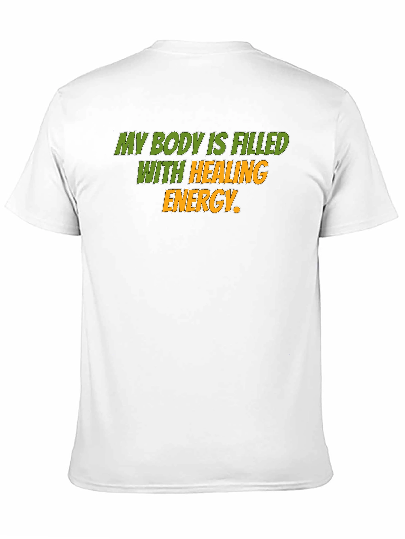 Healing Energy Graphic Tee - Black